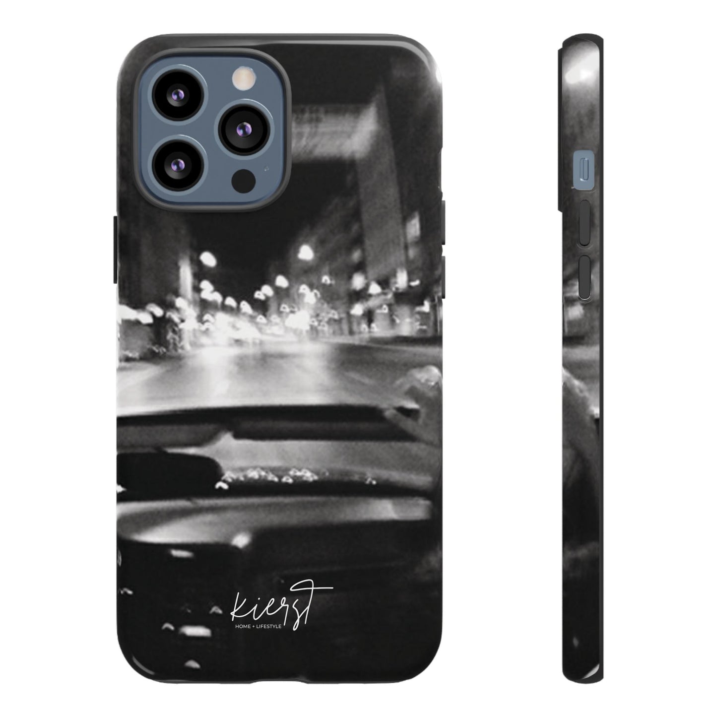 Faded Summer Nights iPhone Case | A Cinematic Blur of City Lights and Nostalgia