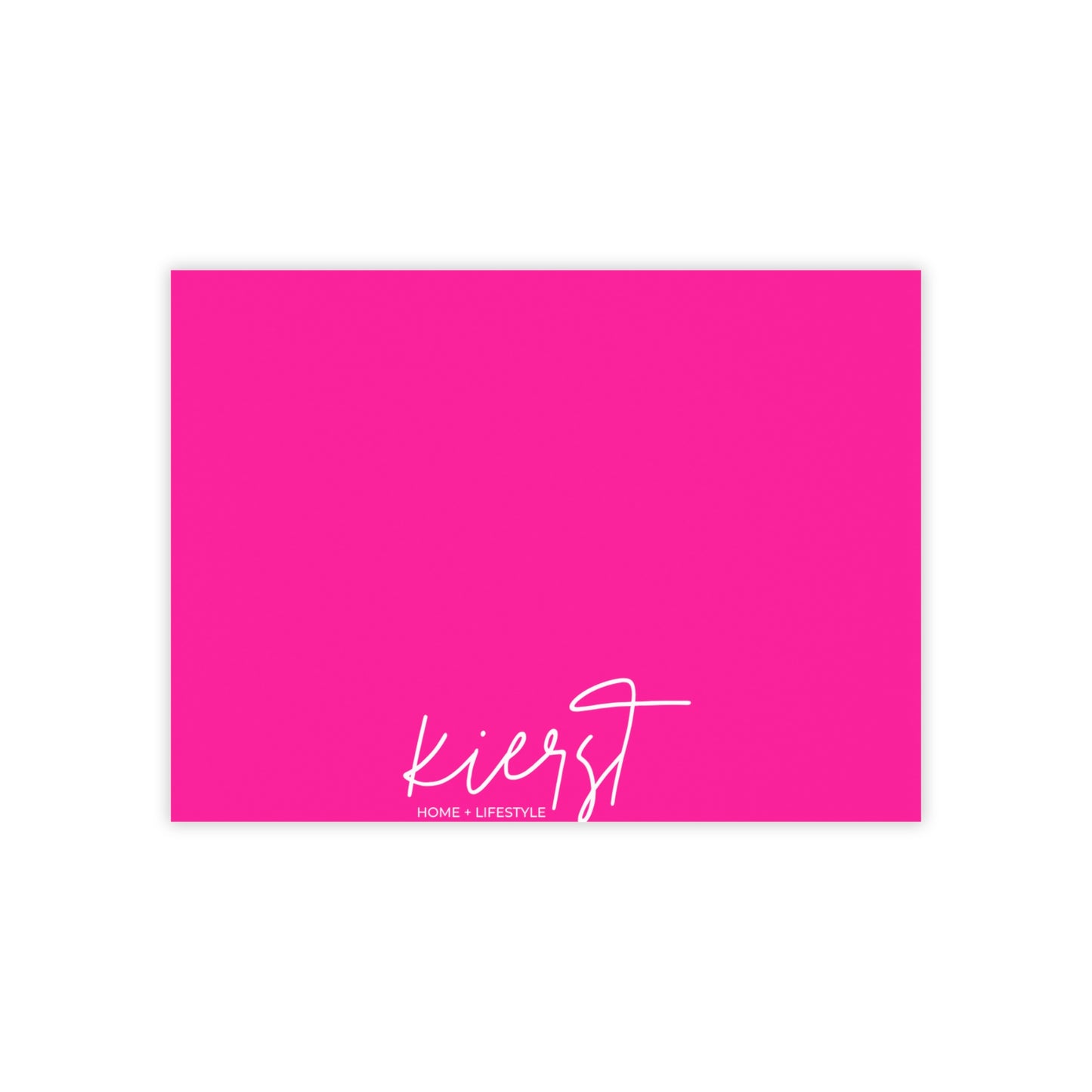 kierst Signature Hot Pink Post-it® Note Pad | Vibrant Sticky Notes for Bold Desks