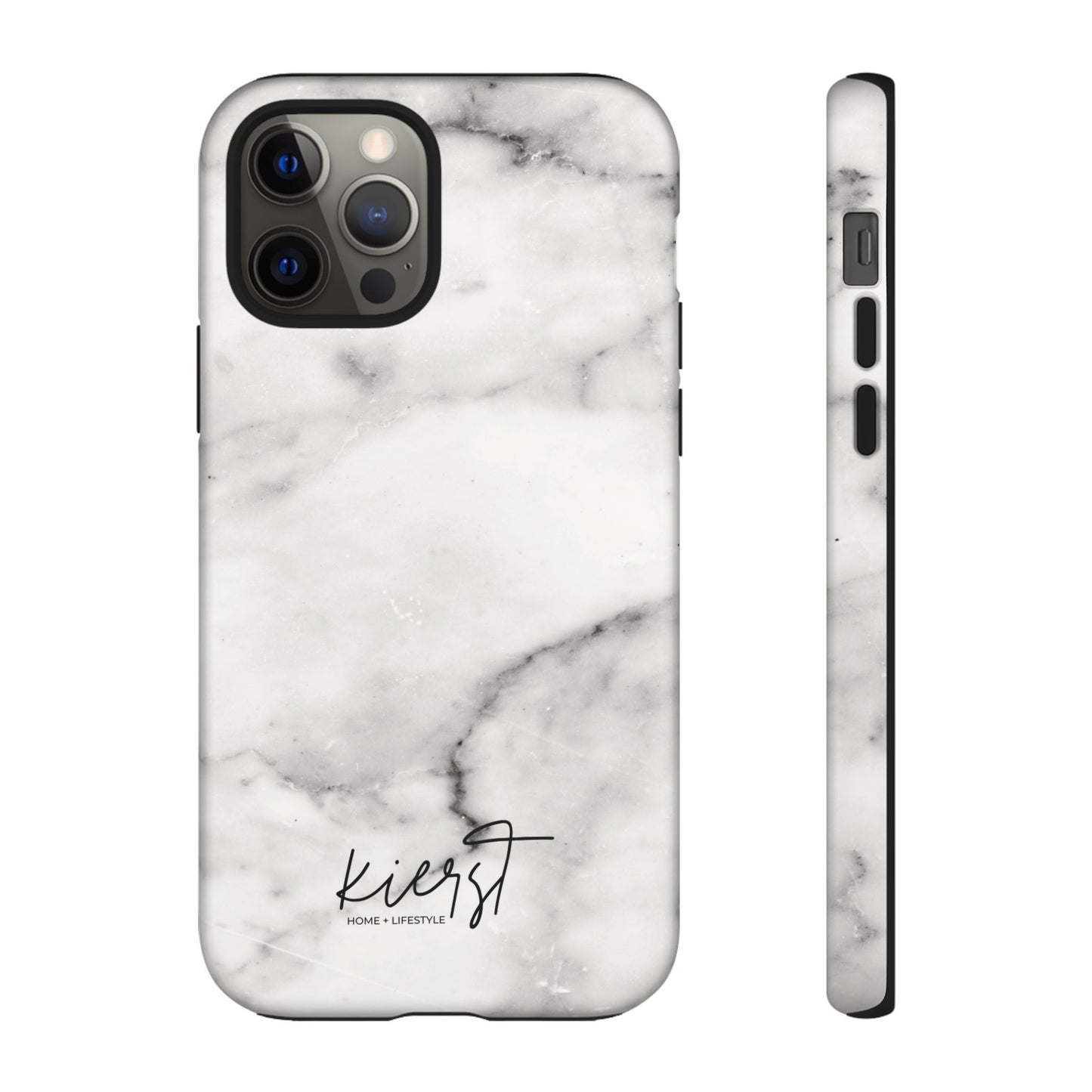 Lived-In White and Grey Marble iPhone Case | Curated Calm, Captured in Marble