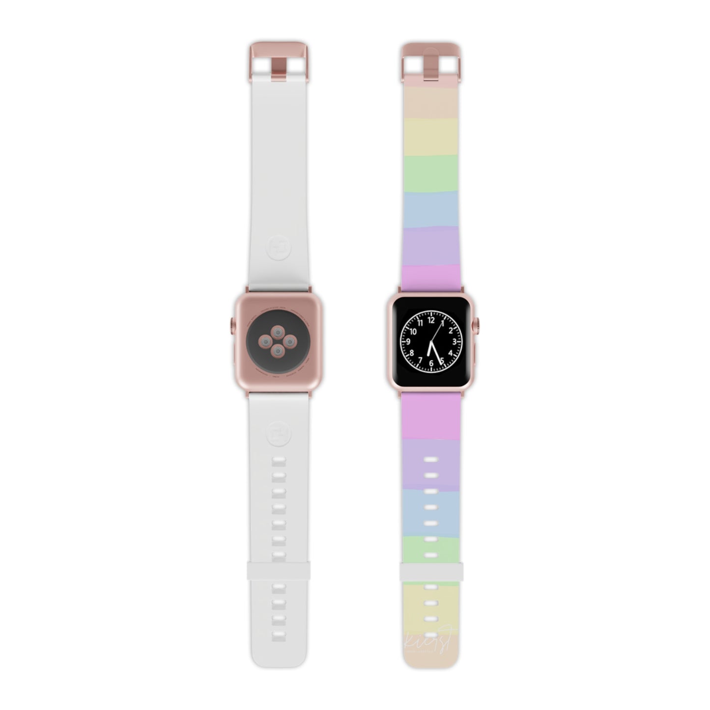 Pastel Rainbow Apple Watch Band – Soft Hues, Bold Energy