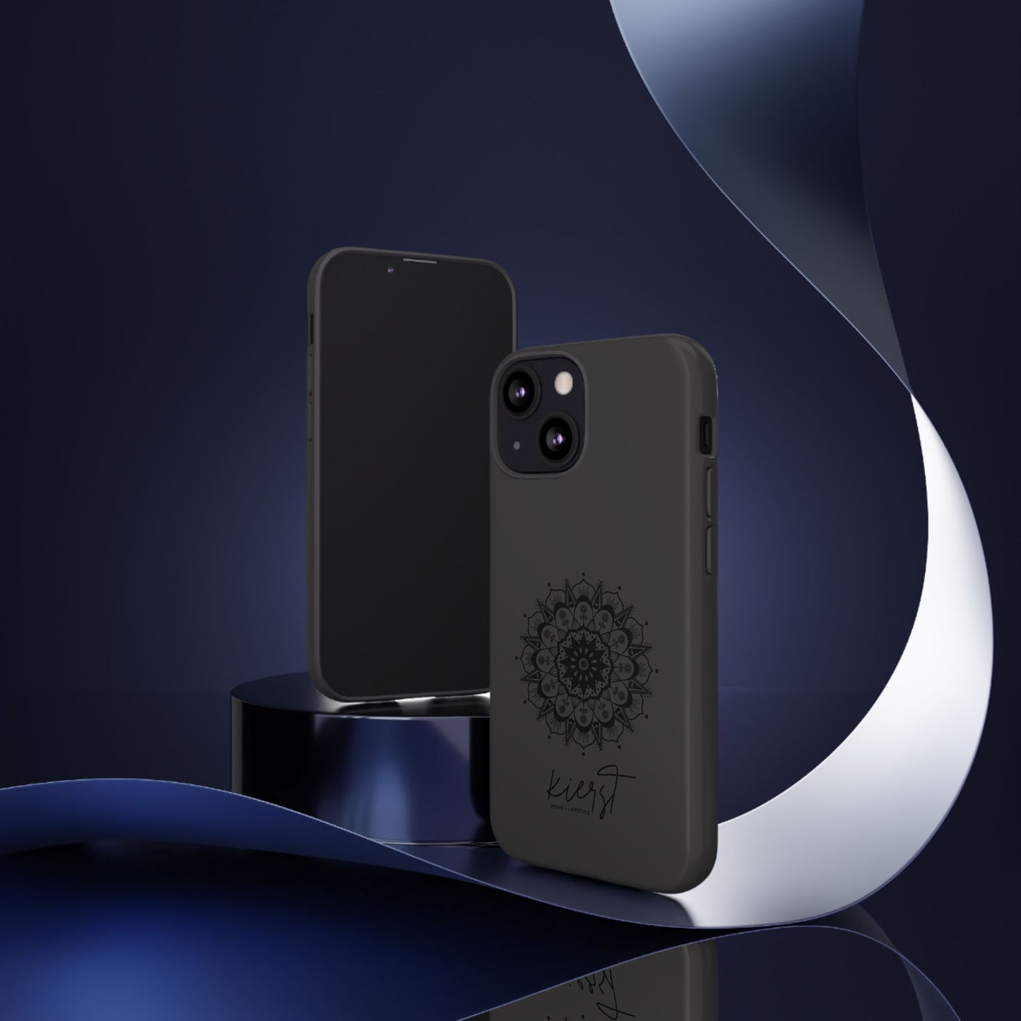 Black Mandala iPhone Case | Refined Calm in Every Curve