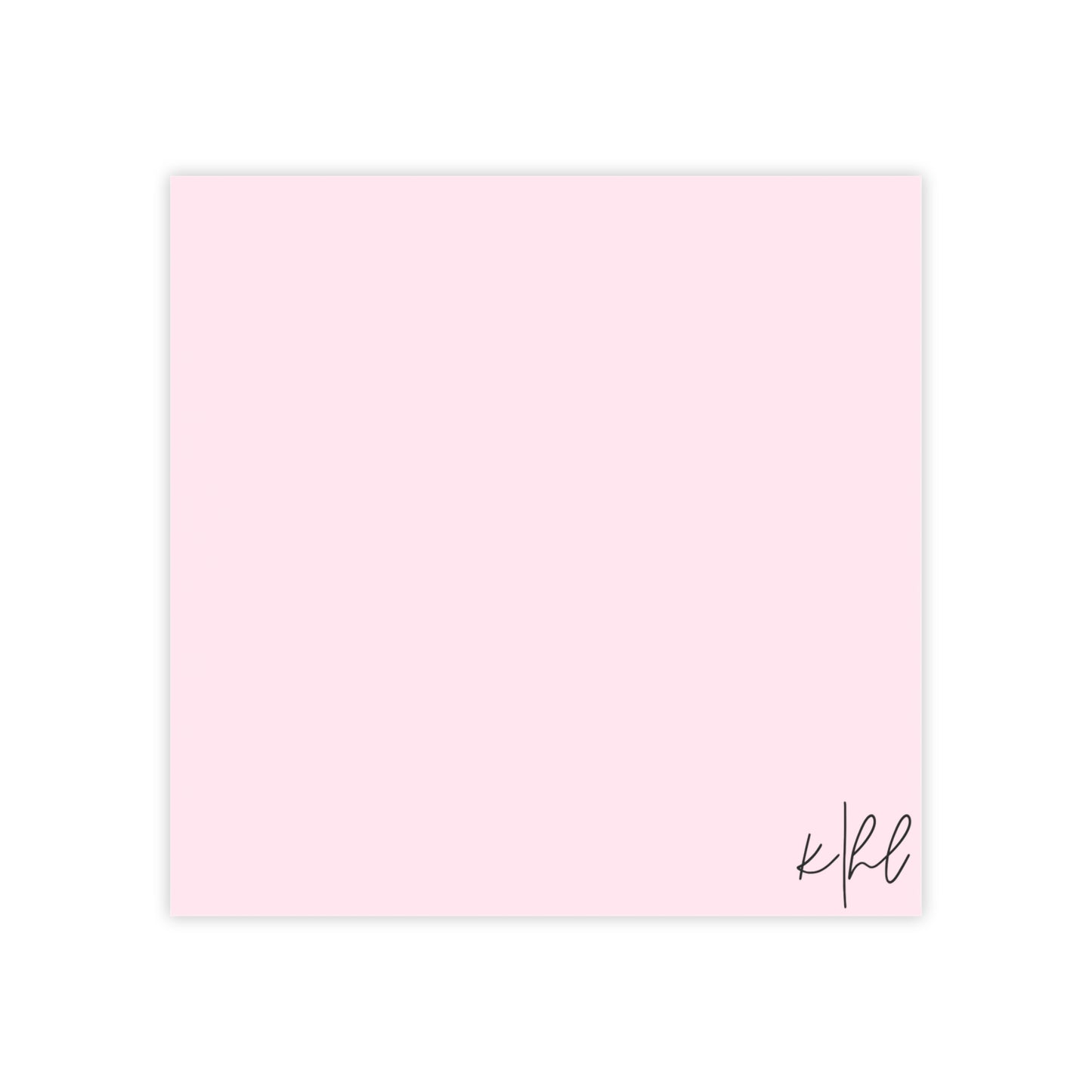 Signature Pink Post-it® Note Pad | Soft Blush Pink Sticky Notes for Everyday Luxury
