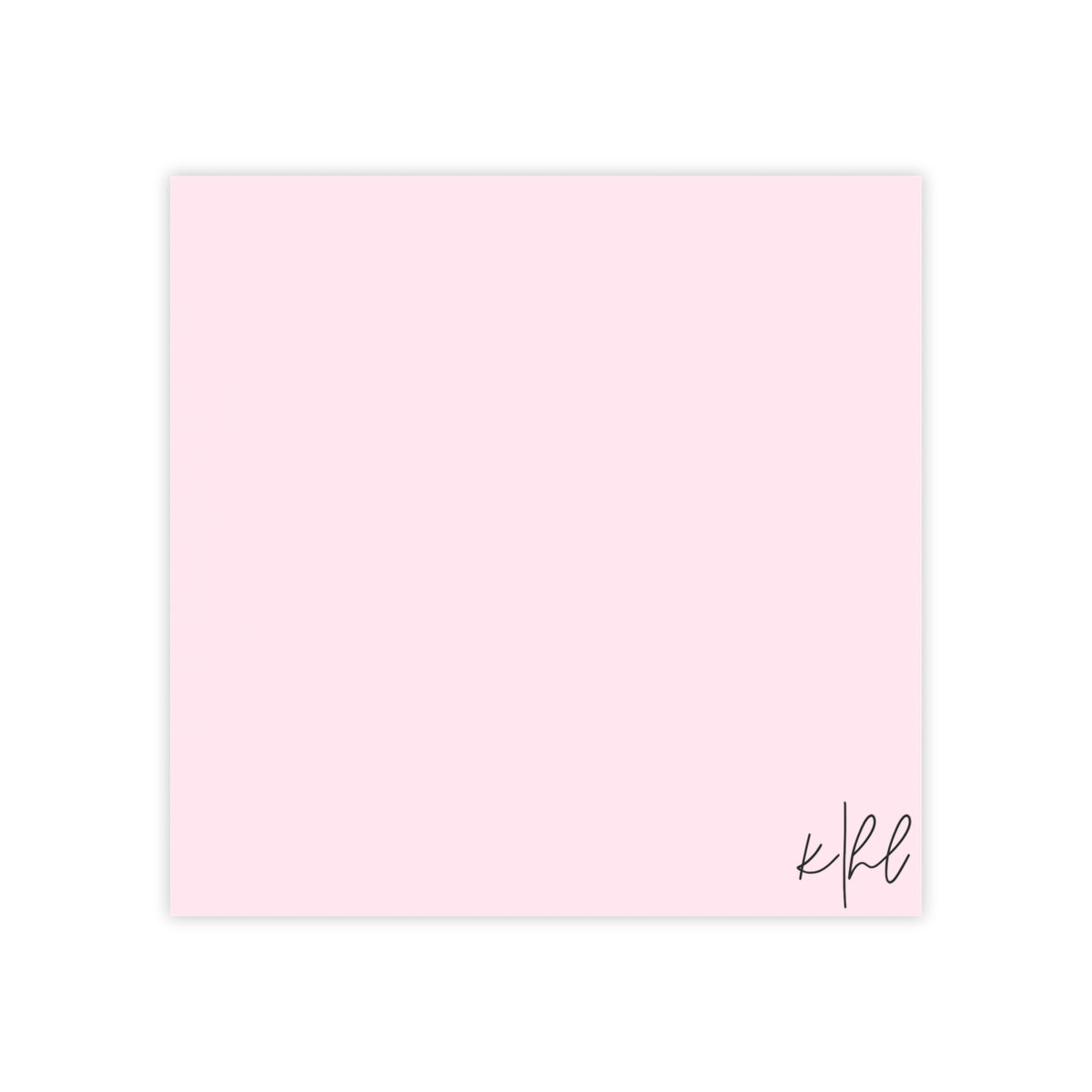 kierst Signature Pink Post-it® Note Pad