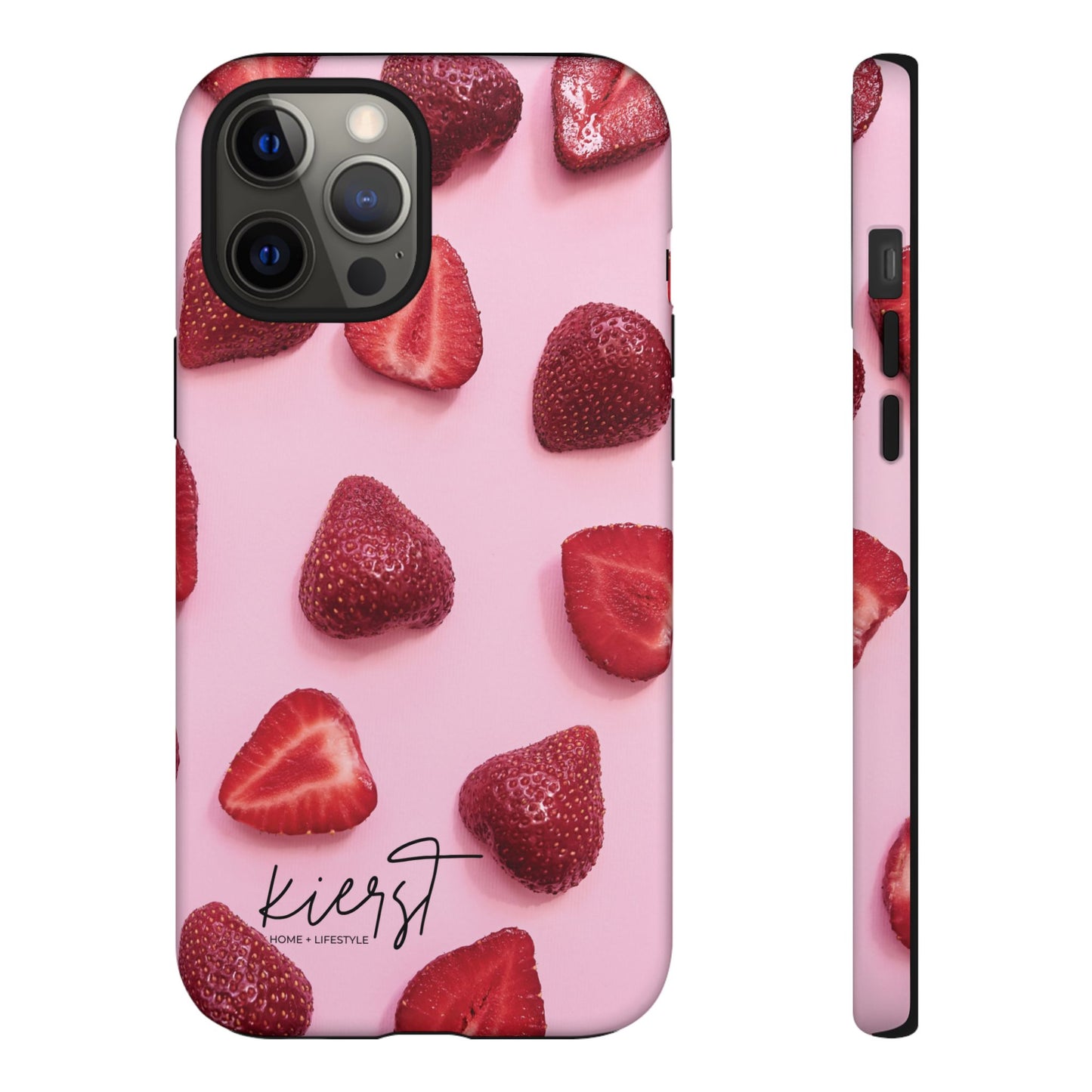 Strawberries iPhone Case | A Sweet Statement Rooted in Soft Luxury
