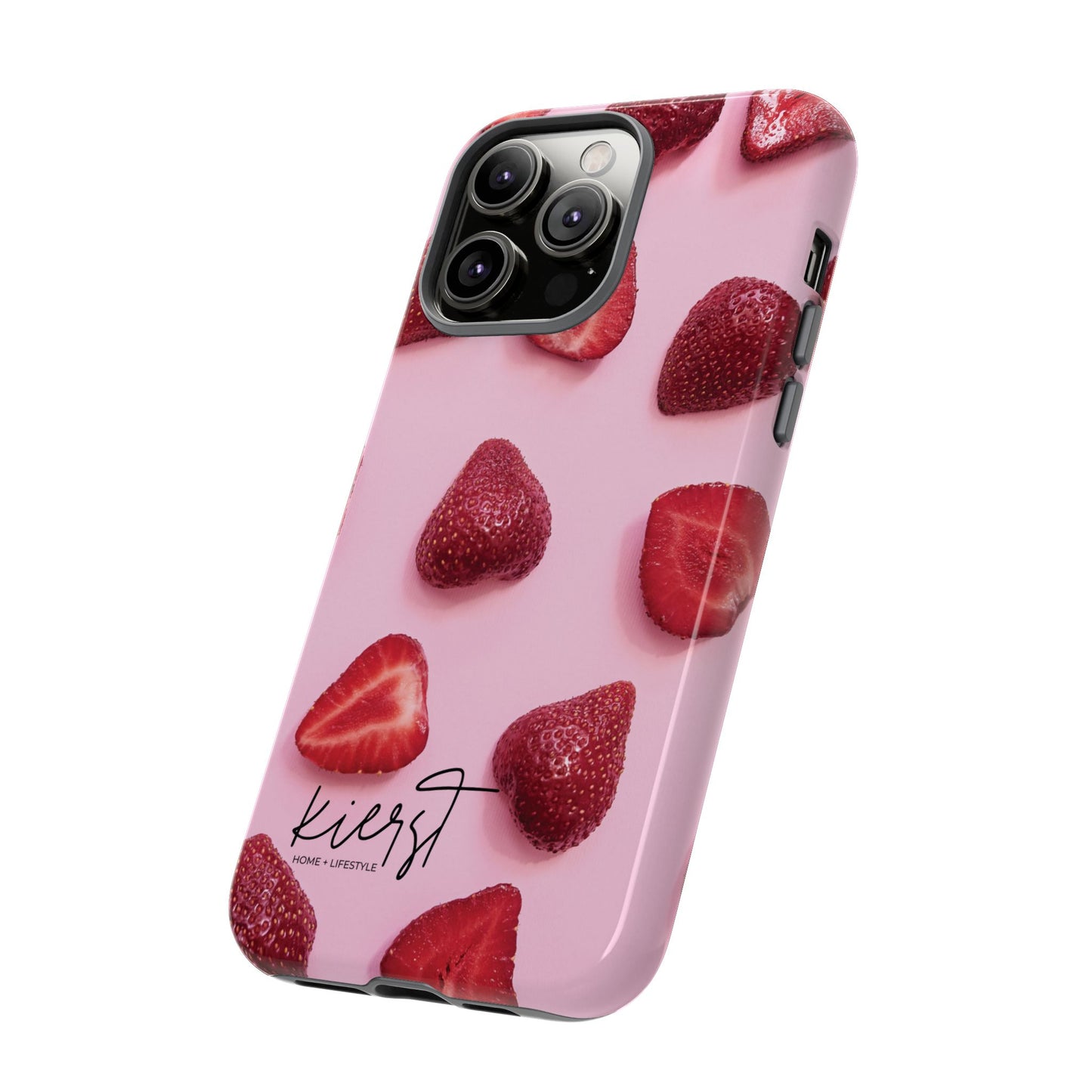 Strawberries iPhone Case | A Sweet Statement Rooted in Soft Luxury