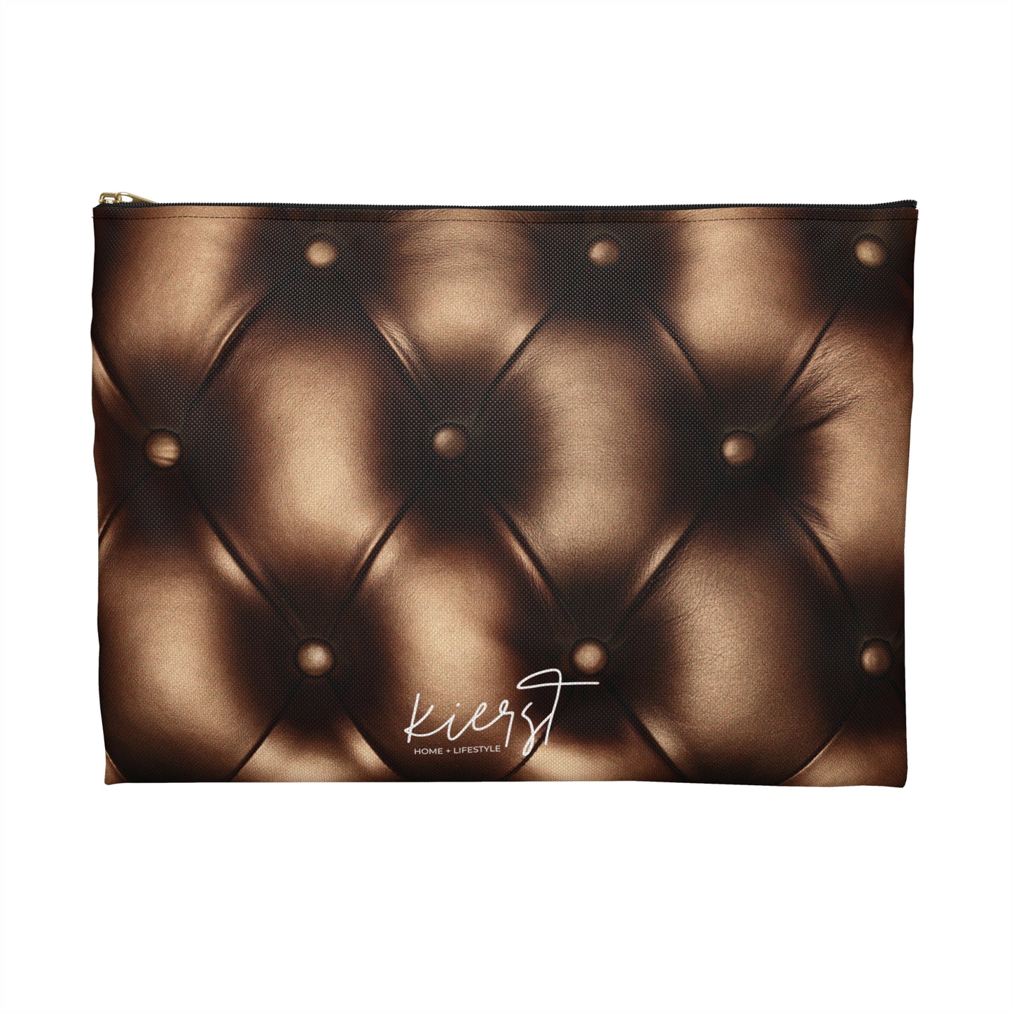 Bronze Tufted Accessory Pouch | Elevated Everyday