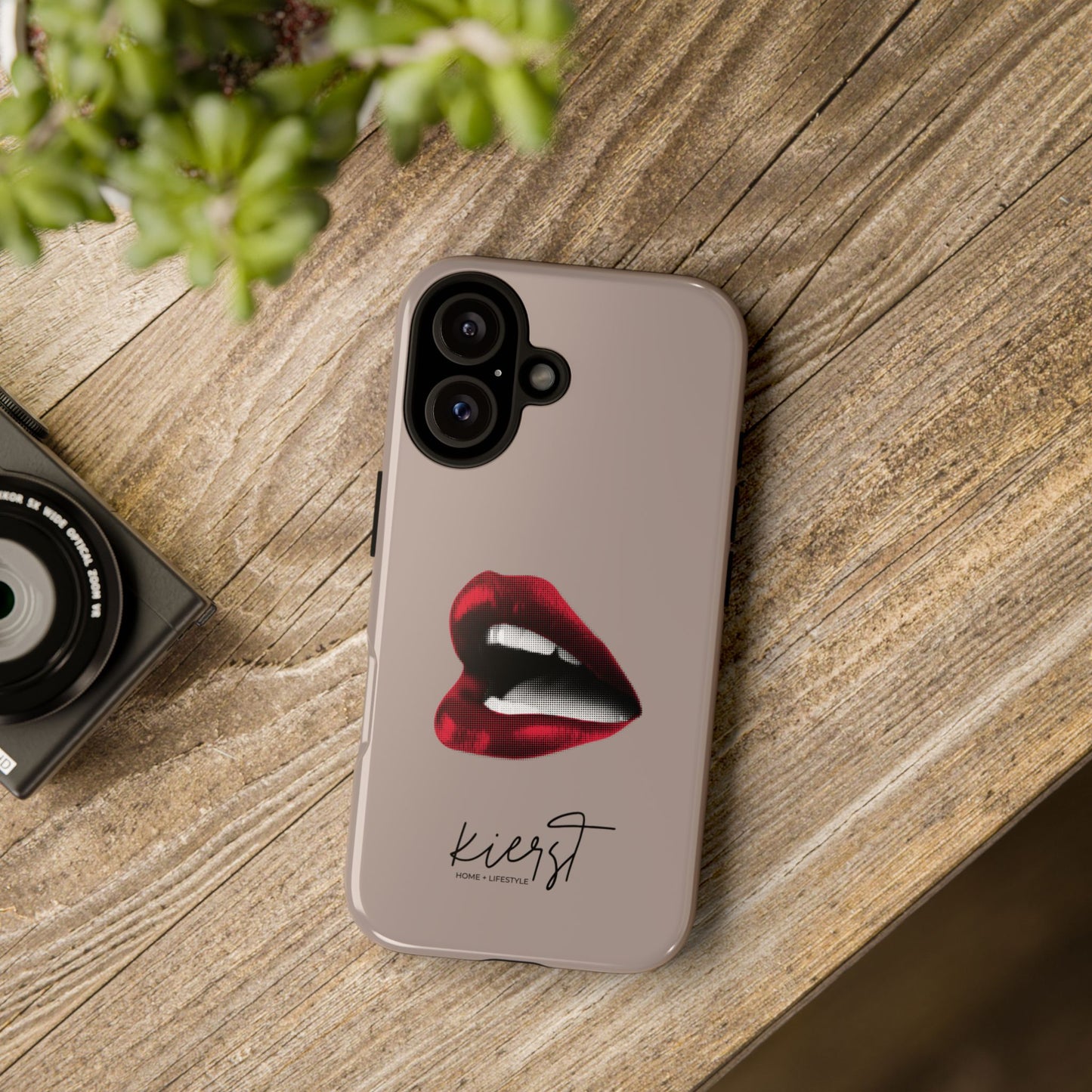 Retro Red Lips iPhone Case | Pop Art Meets Polished