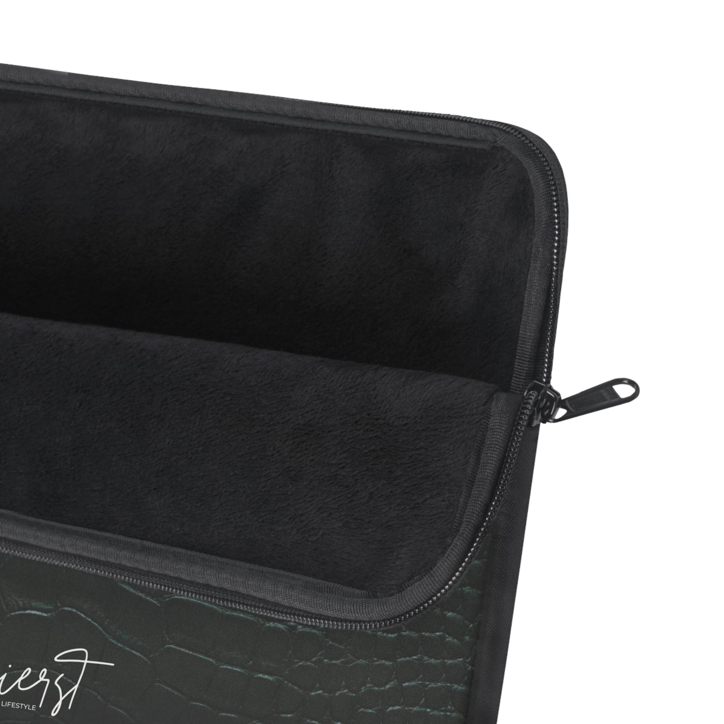 Emerald Crocodile Laptop Sleeve | Quiet Luxury for Your Tech
