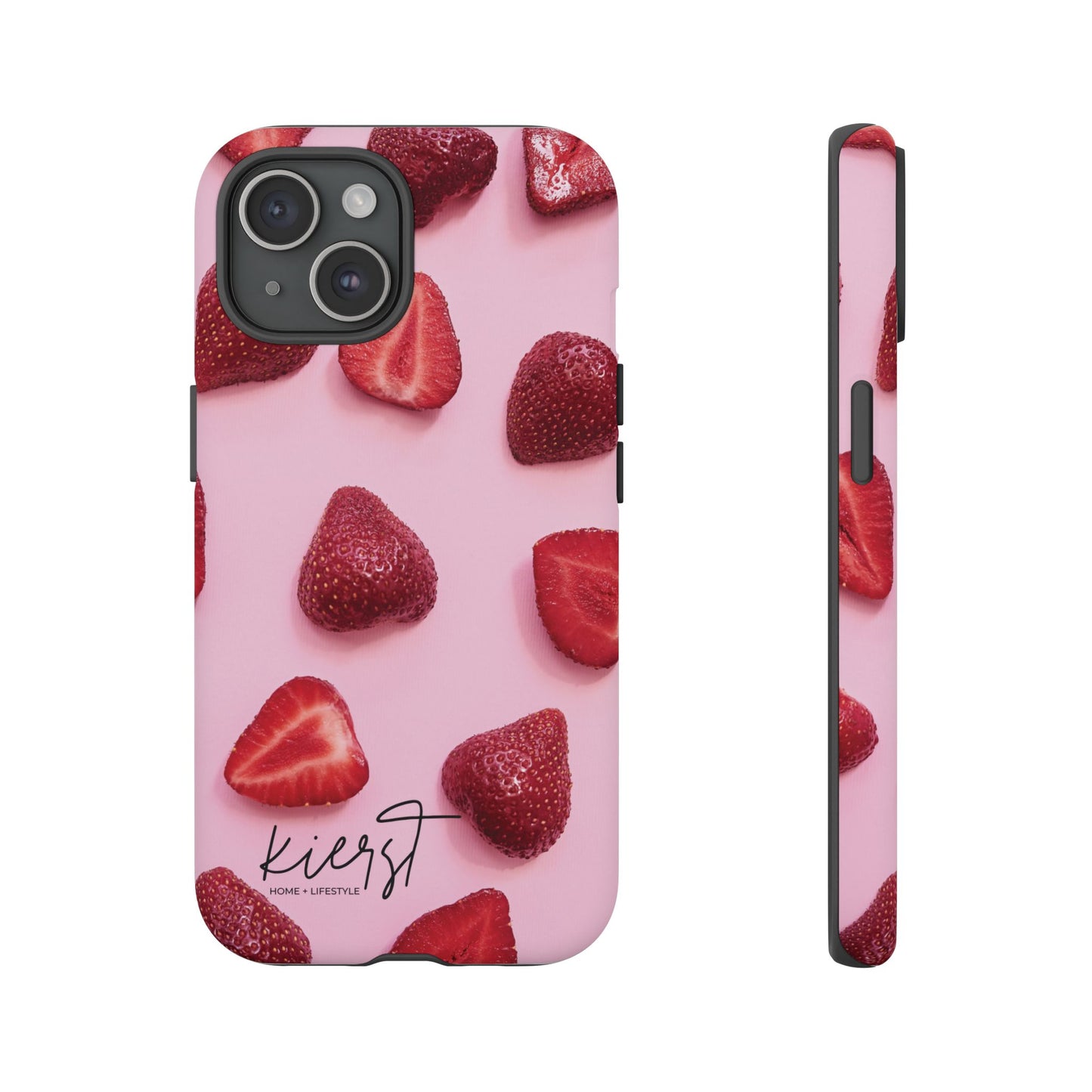 Strawberries iPhone Case | A Sweet Statement Rooted in Soft Luxury