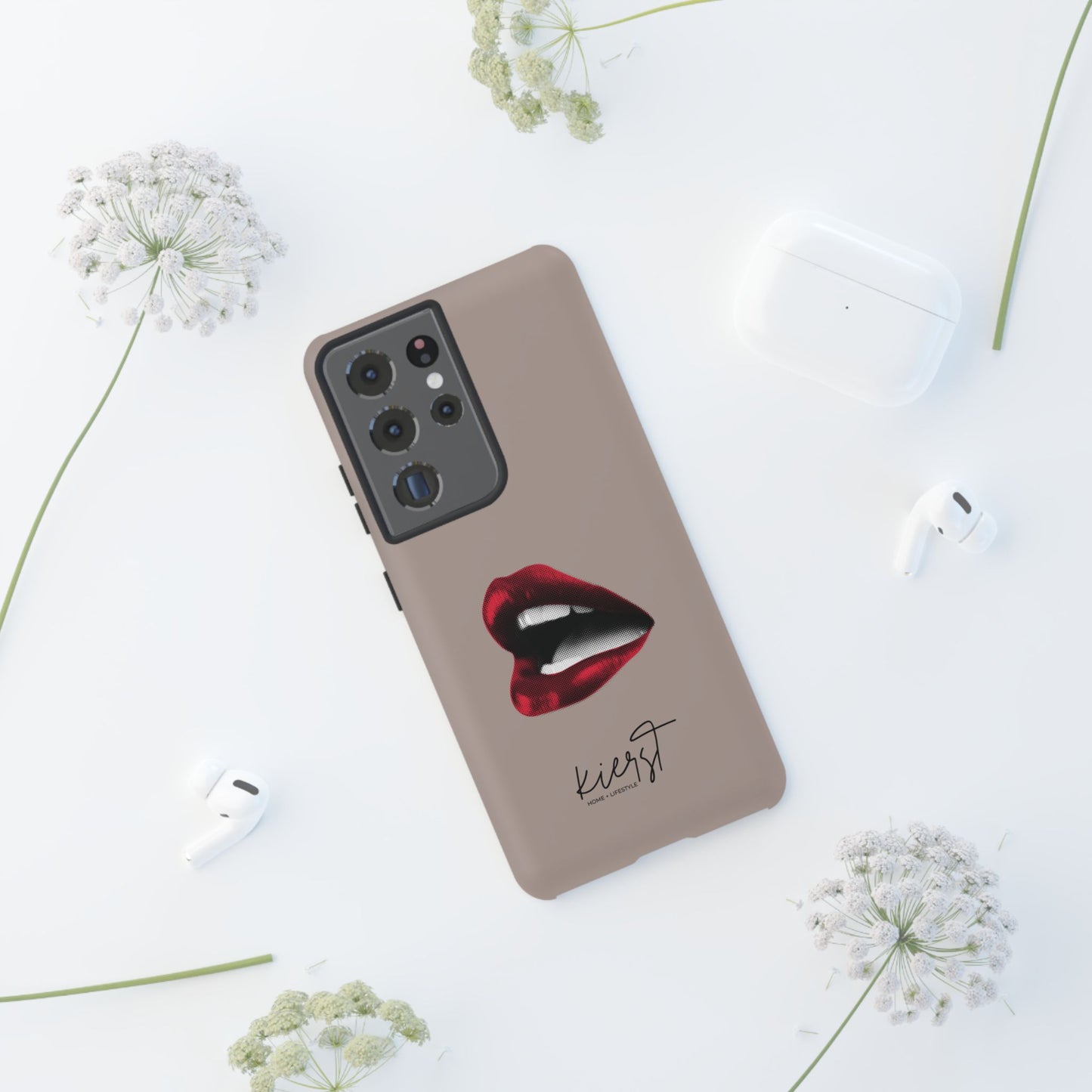 Retro Red Lips Samsung Galaxy Case | Pop Art, Luxe Feel