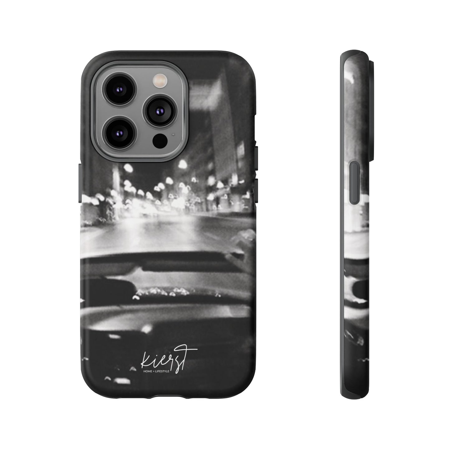 Faded Summer Nights iPhone Case | A Cinematic Blur of City Lights and Nostalgia