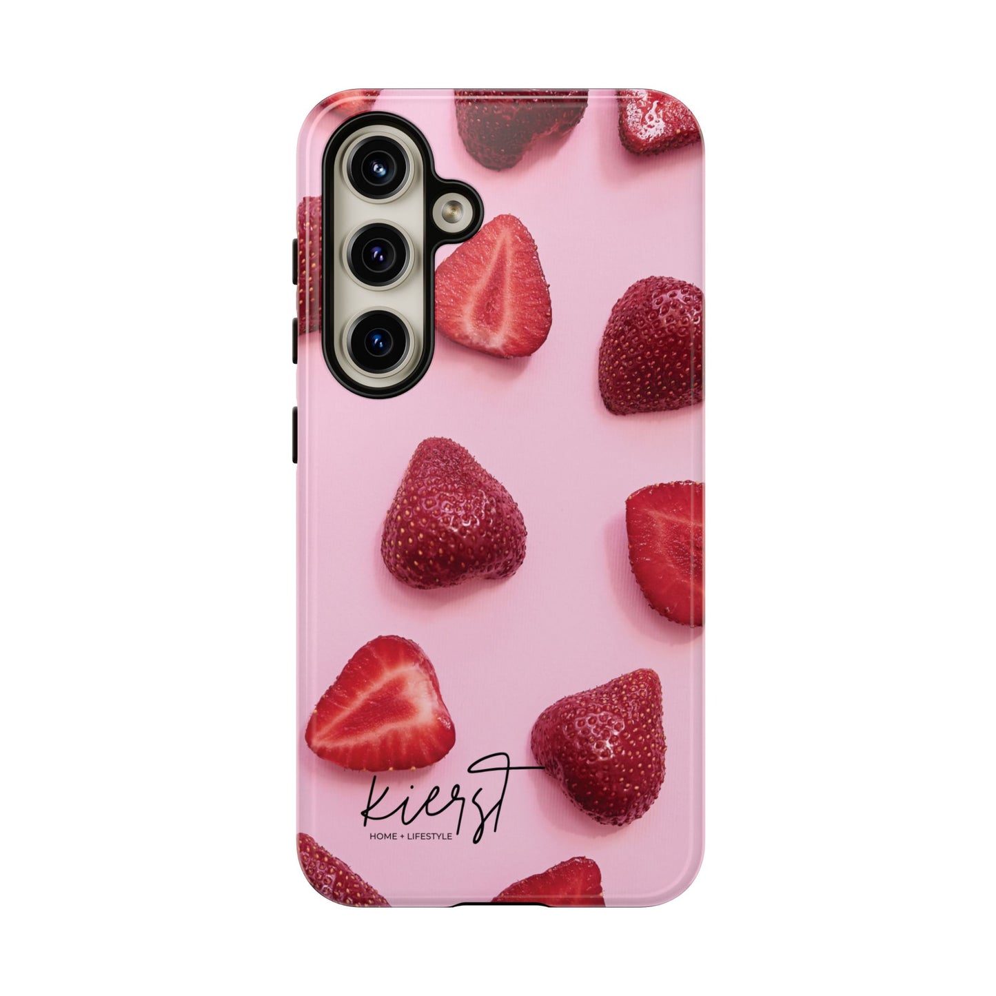 Strawberries Samsung Galaxy Phone Case | A Juicy Pop of Playfulness Meets Polished Design