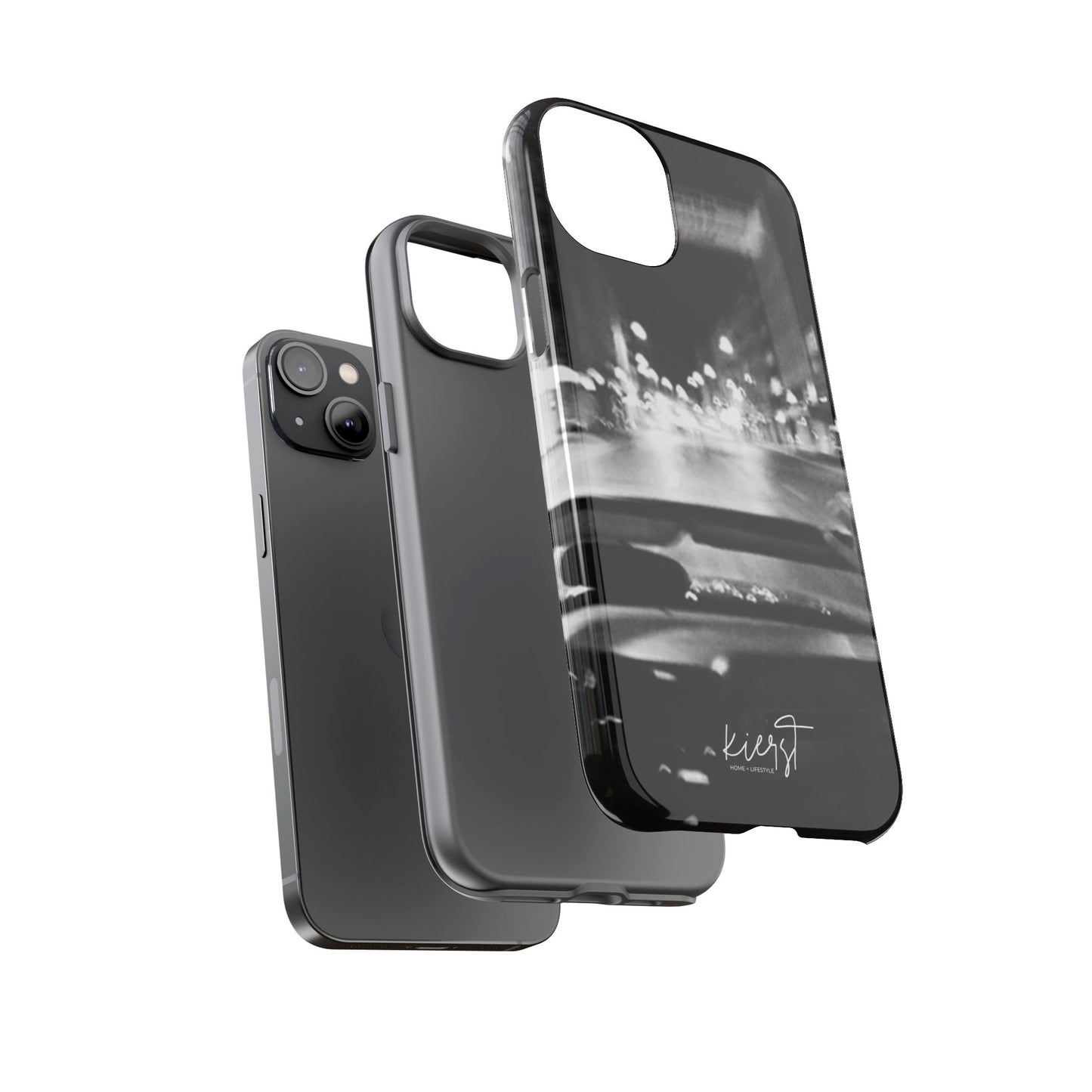Faded Summer Nights iPhone Case | A Cinematic Blur of City Lights and Nostalgia