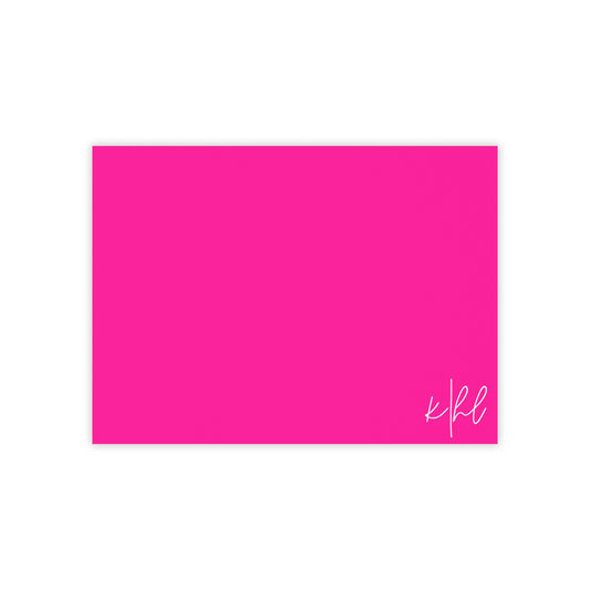 kierst Signature Hot Pink Post-it® Note Pad | Vibrant Sticky Notes for Bold Desks