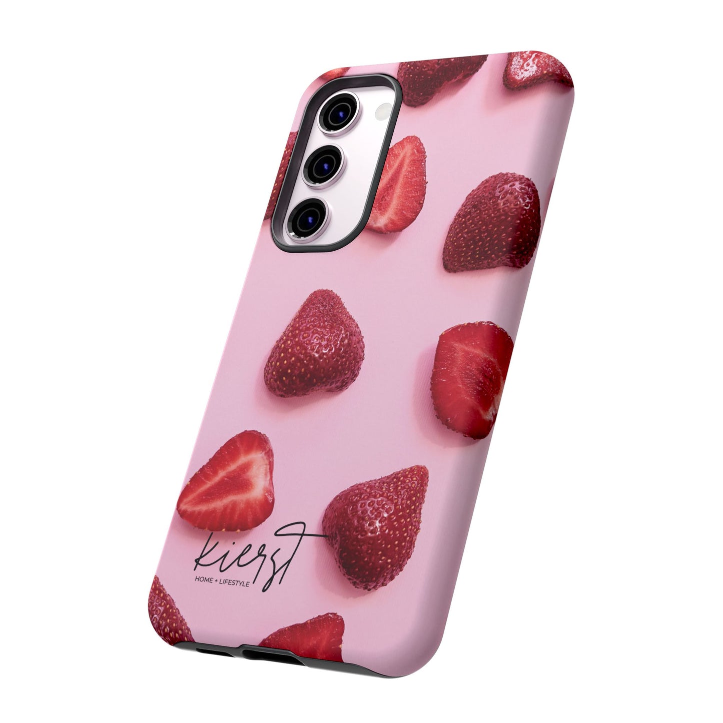 Strawberries Samsung Galaxy Phone Case | A Juicy Pop of Playfulness Meets Polished Design