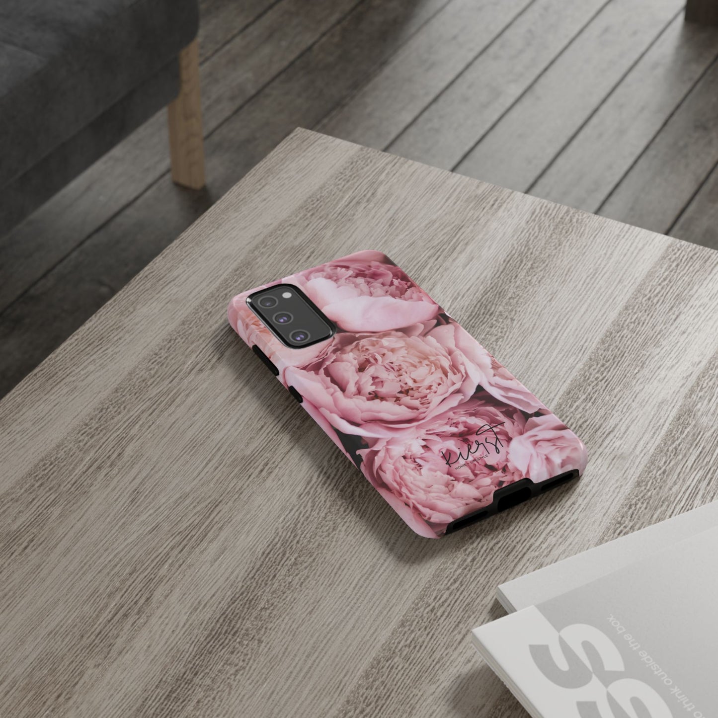 Pink Peonies Samsung Galaxy Case | A Floral Moment Lasts Longer Than Fresh Stems