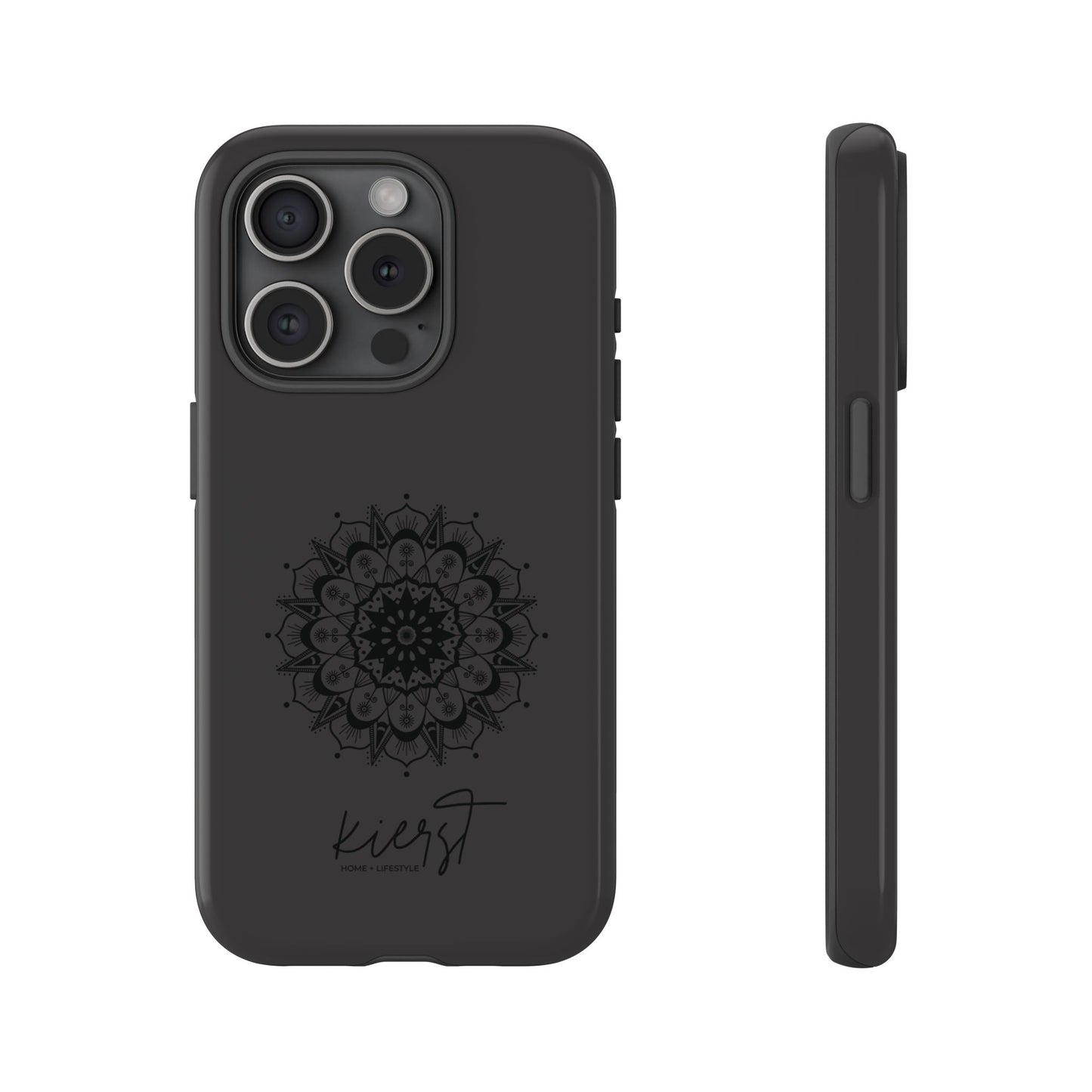 Black Mandala iPhone Case | Refined Calm in Every Curve