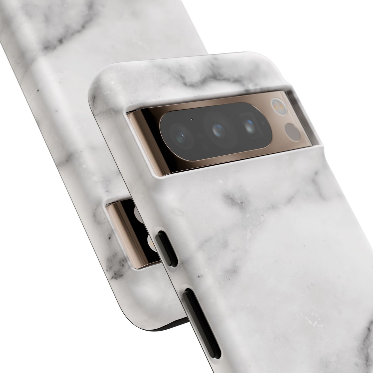Lived-In White and Grey Marble Google Pixel Case | Elevated Essentials For Everyday