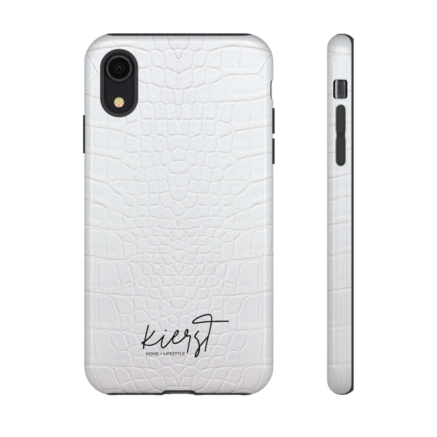 White Alligator iPhone Case | Minimal, Crisp, and Effortlessly Elevated