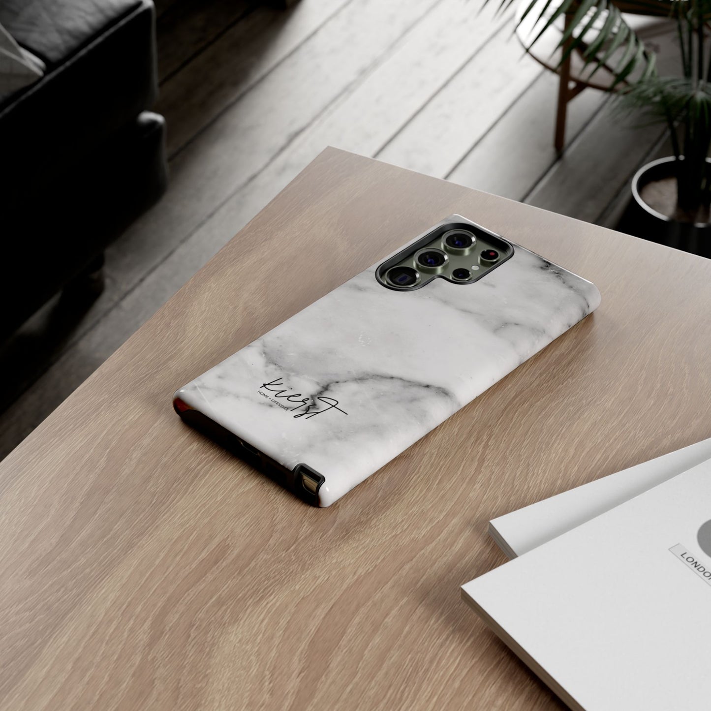 Lived-In White and Grey Marble Samsung Galaxy Case | Soft Strength, Redefined