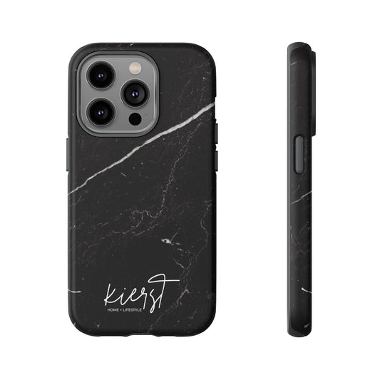 Black Marble iPhone Case