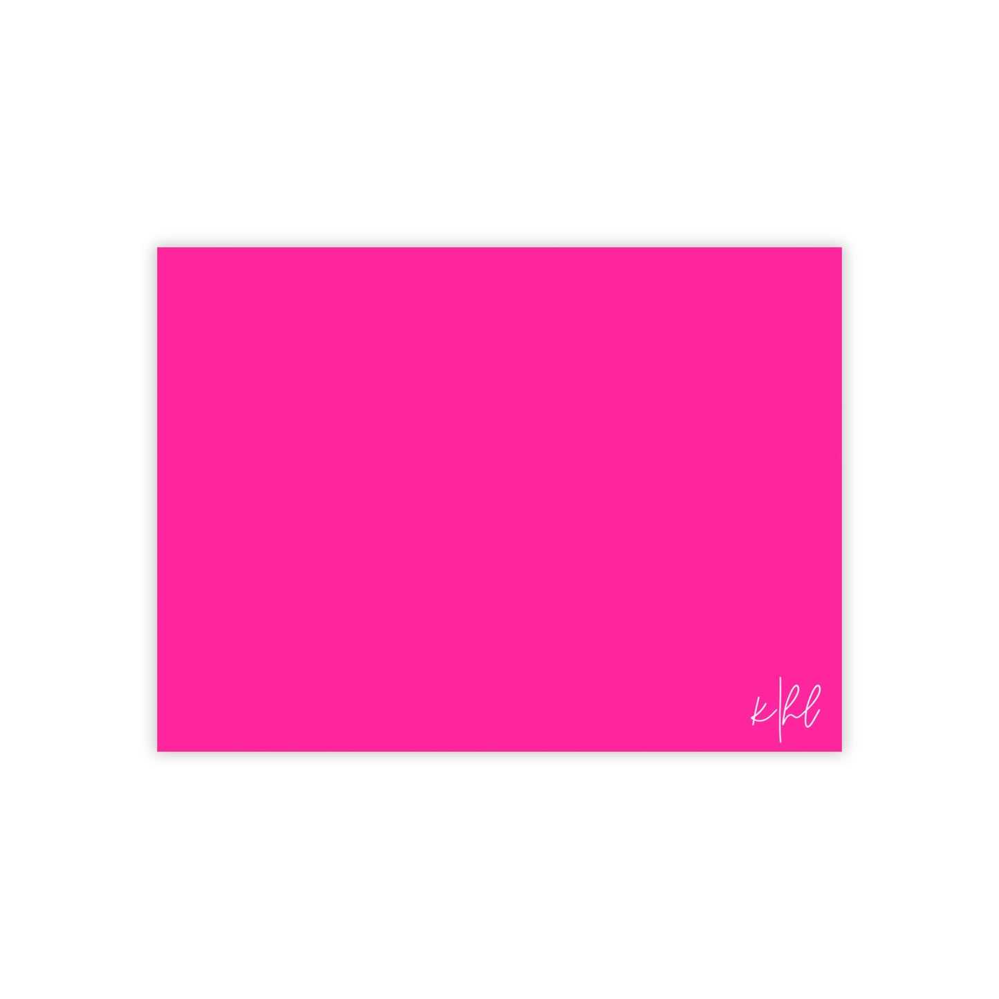 kierst Signature Hot Pink Post-it® Note Pad | Vibrant Sticky Notes for Bold Desks