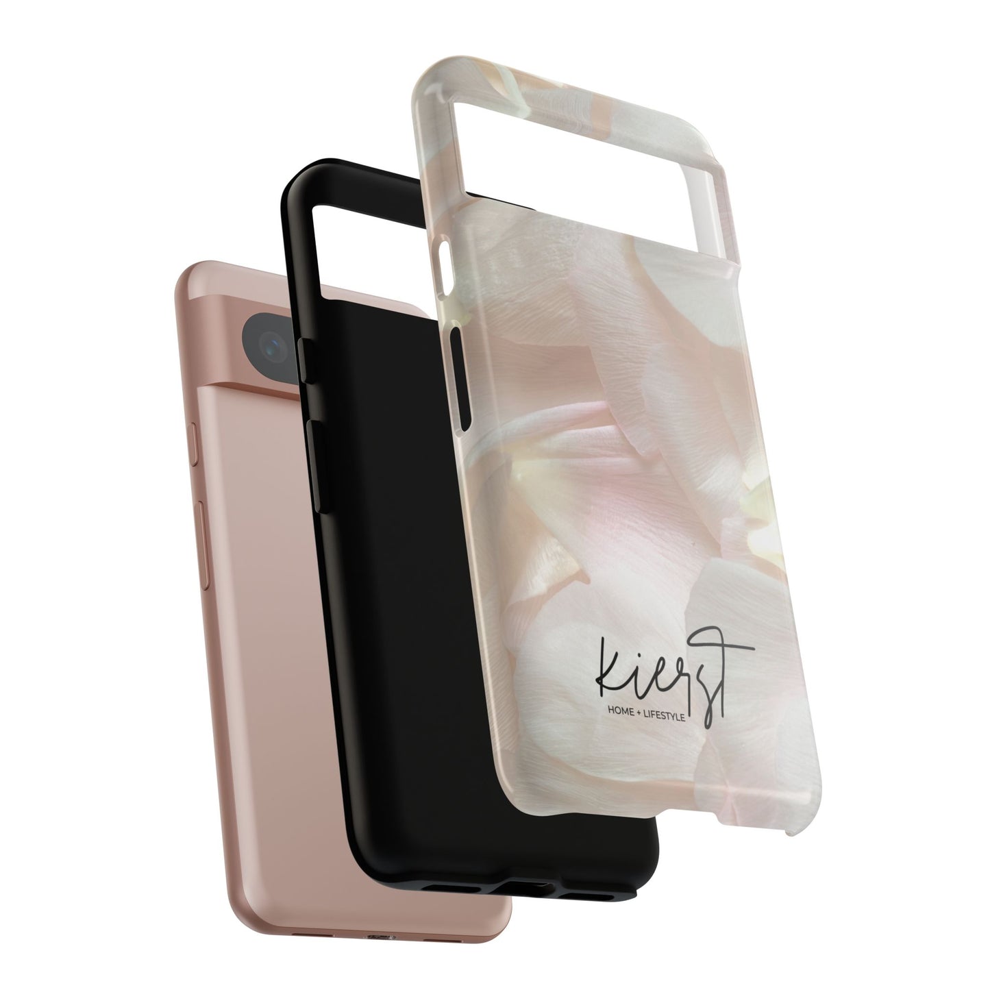 Iridescent Petals Google Pixel Case | Subtle Floral Elegance
