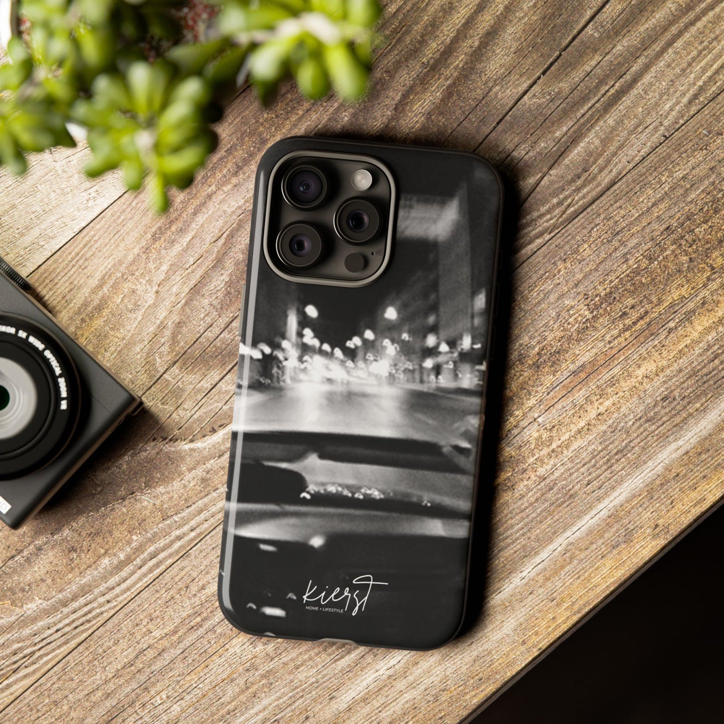 Faded Summer Nights iPhone Case | A Cinematic Blur of City Lights and Nostalgia