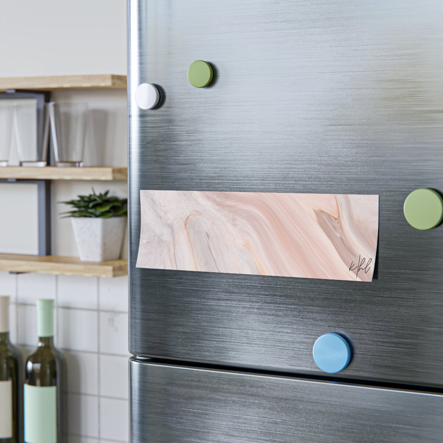 Blush Swirl Marble Post-it® Note Pad | Soft Pink Marble-Inspired Sticky Notes for Chic Desks