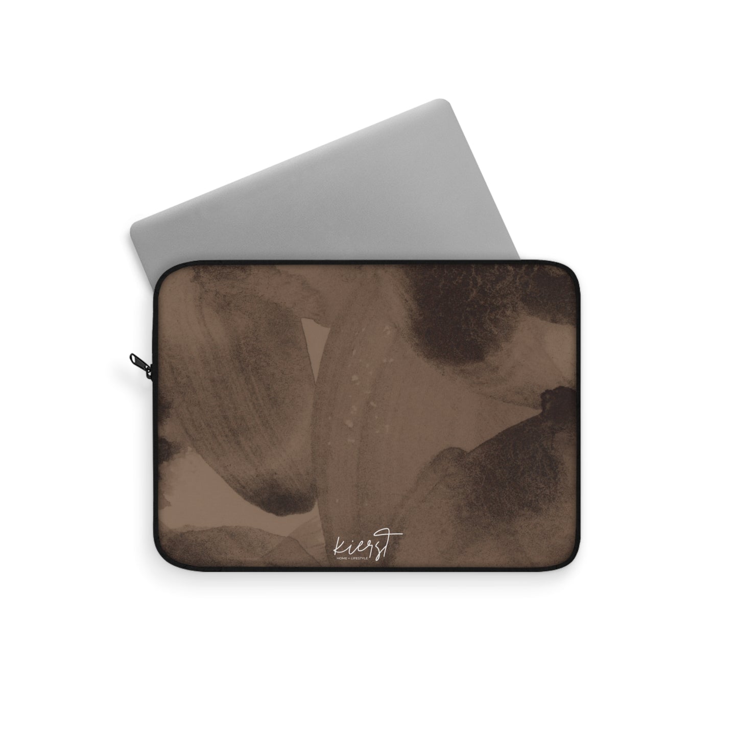 Brown Abstract Laptop Sleeve