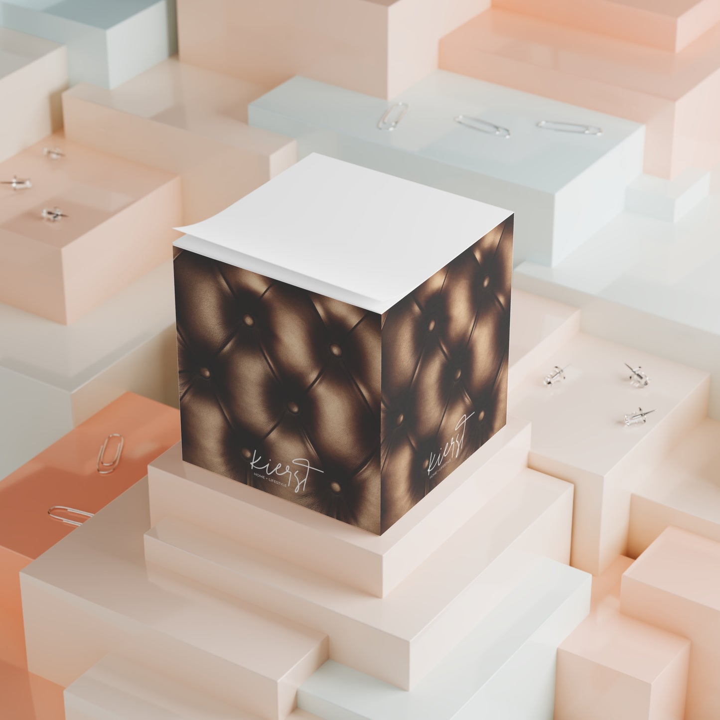 Bronze Tufted Note Cube