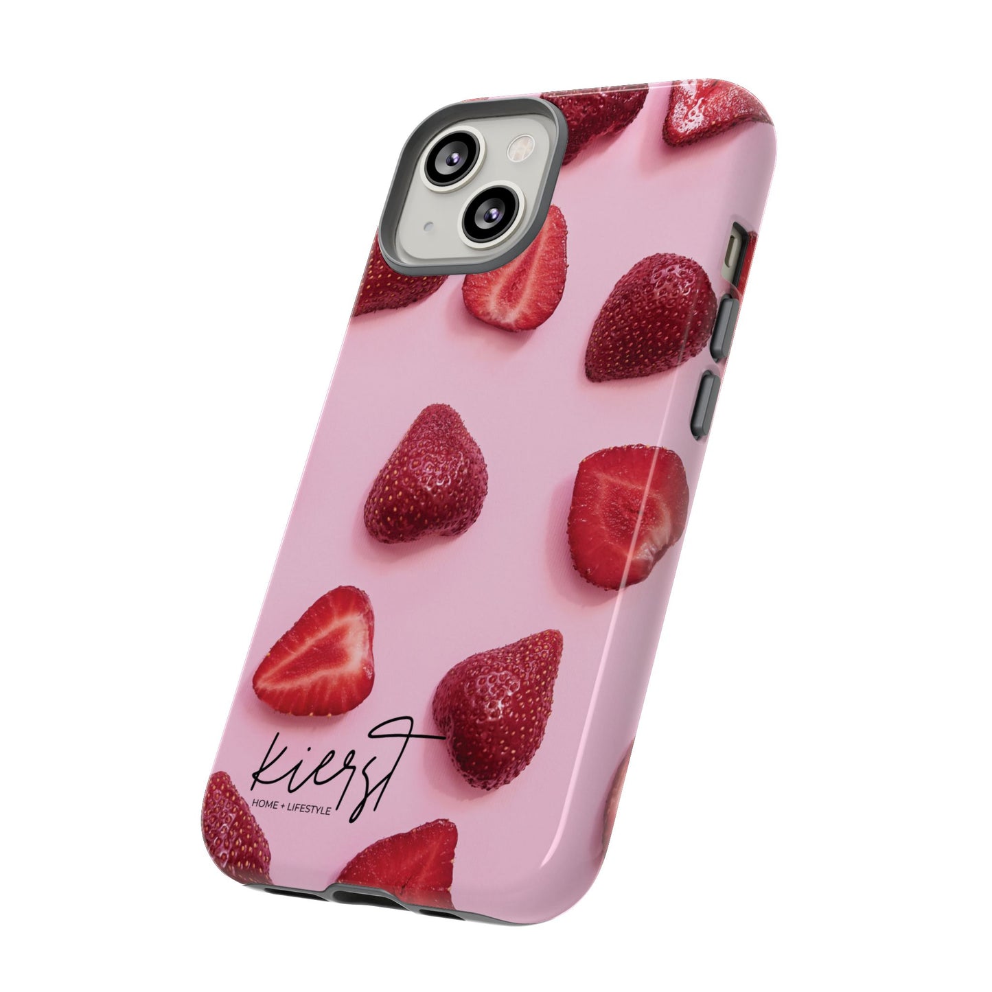 Strawberries iPhone Case | A Sweet Statement Rooted in Soft Luxury