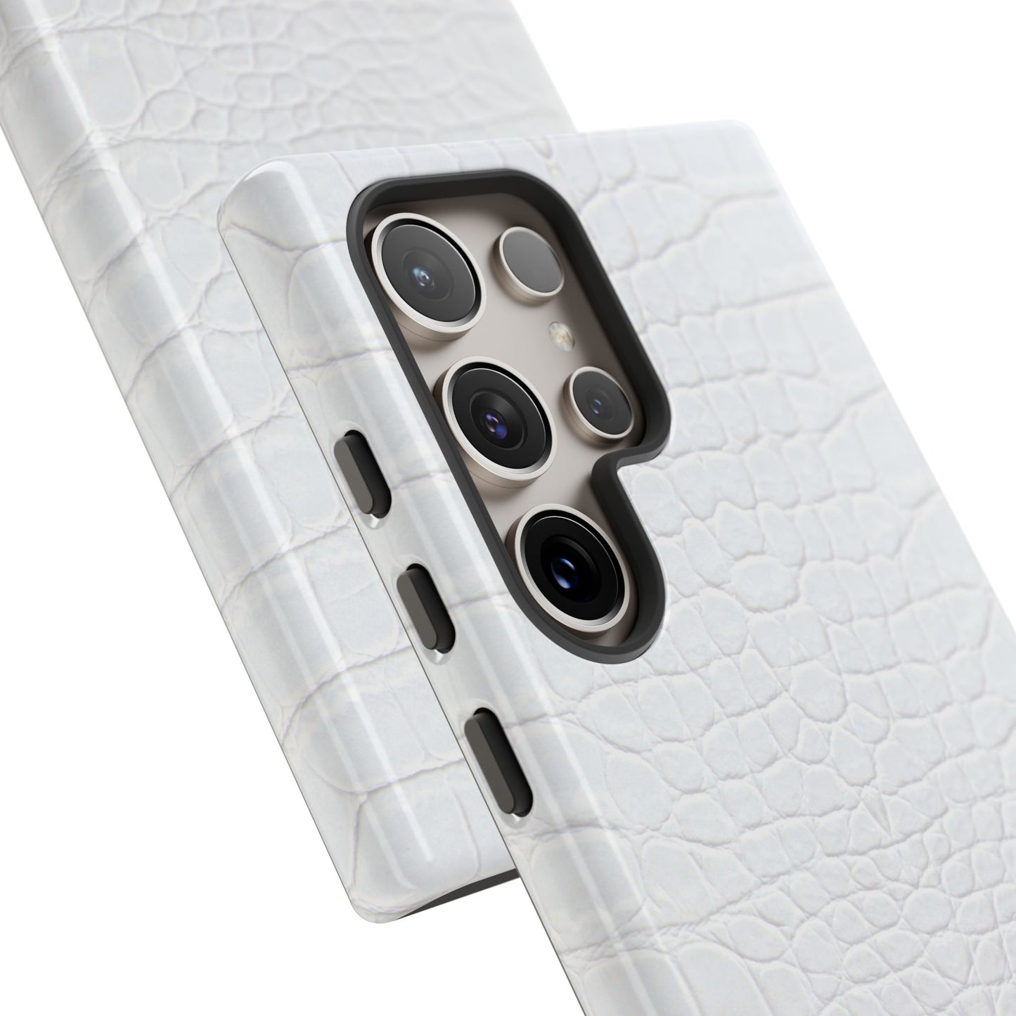 White Alligator Samsung Galaxy Case | Classic Texture Meets Modern Edge