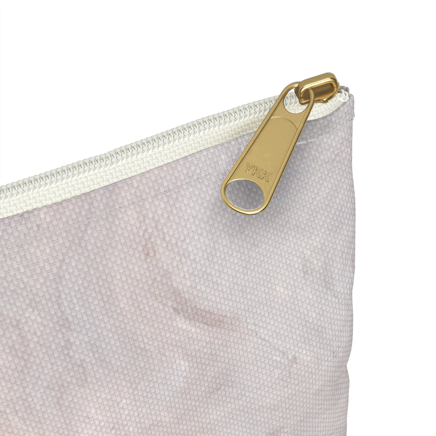 Blush Swirl Marble Accessory Pouch – Soft Neutral Stone-Inspired Print