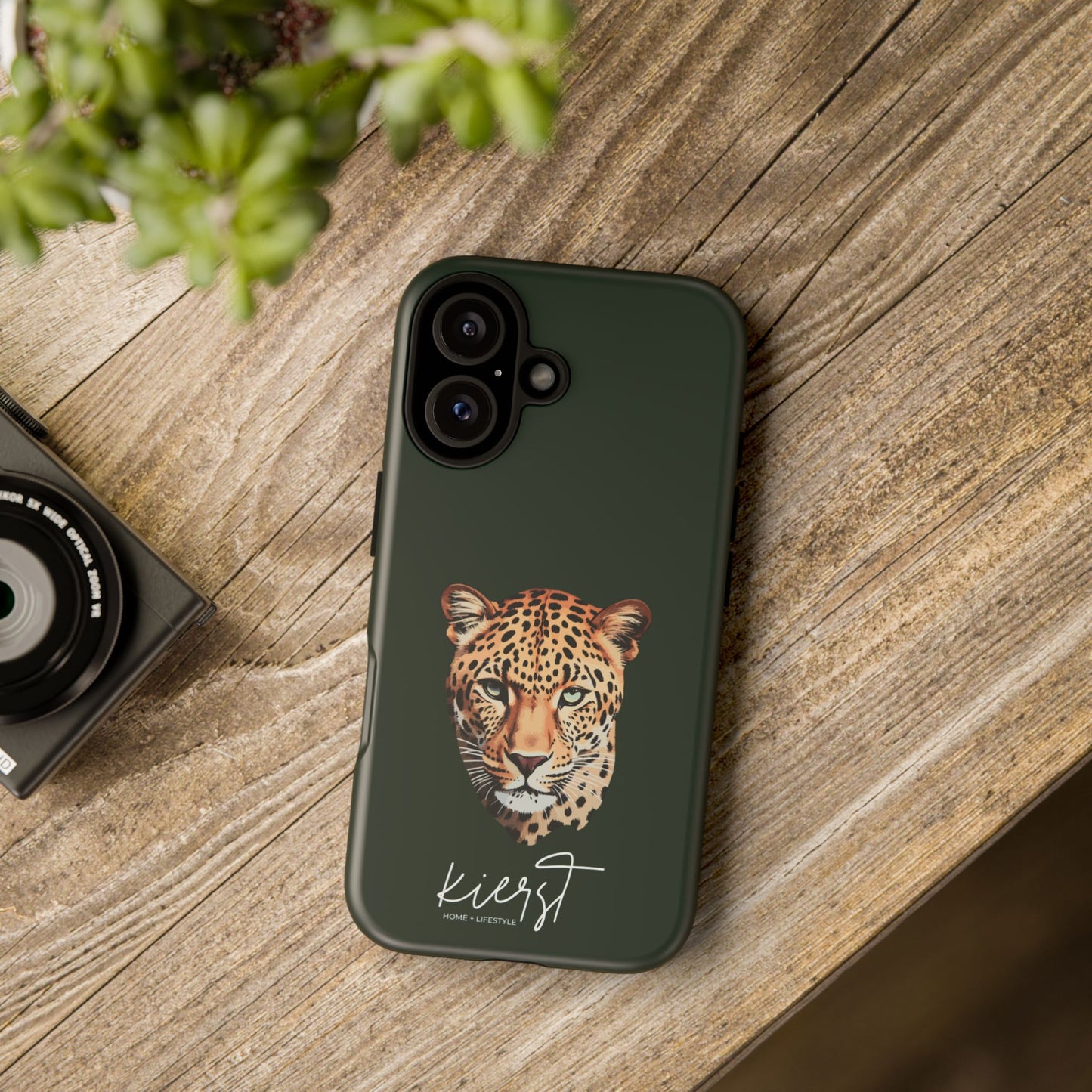kierst Signature Midnight Pine iPhone Case