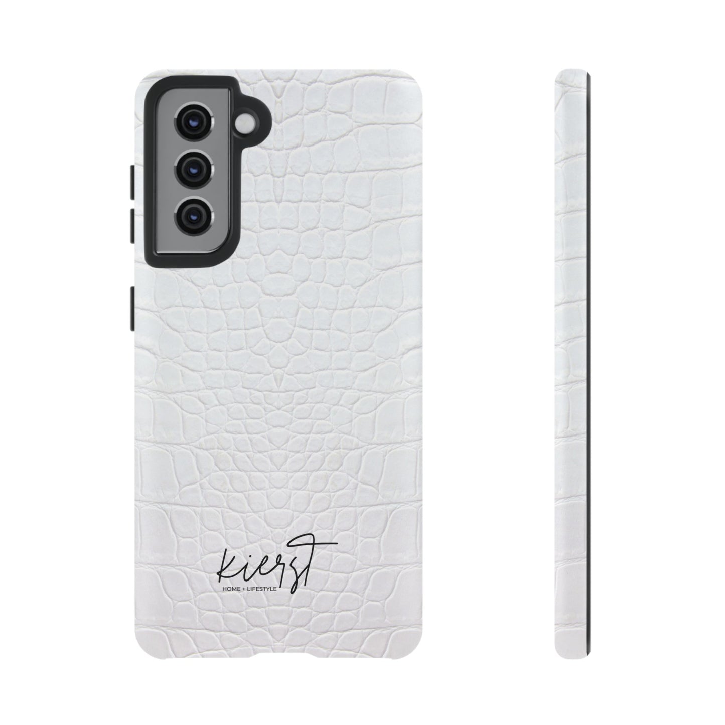 White Alligator Samsung Galaxy Case | Classic Texture Meets Modern Edge