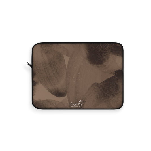 Brown Abstract Laptop Sleeve