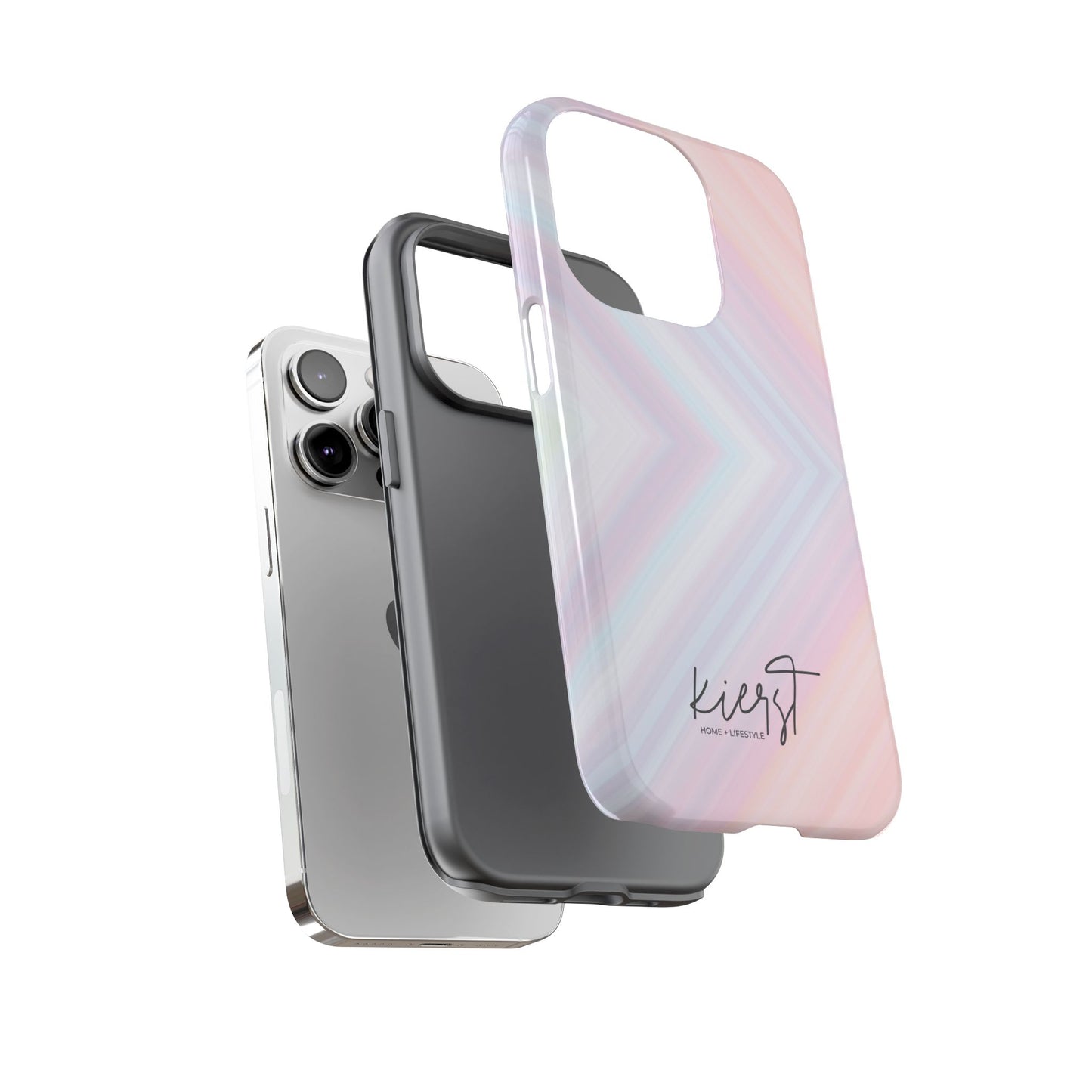 Pastel Arrows iPhone Case | Light layers, quiet movement