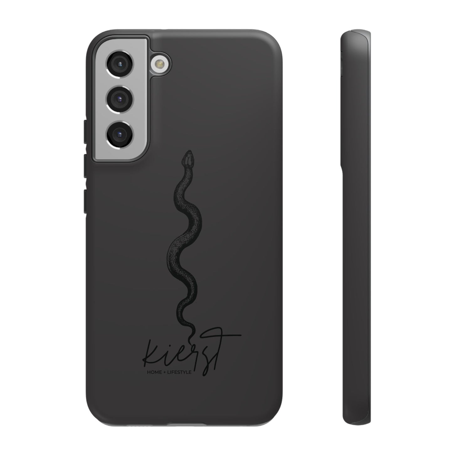 Long Black Snake Samsung Galaxy Phone Case | Power In The Subtleties