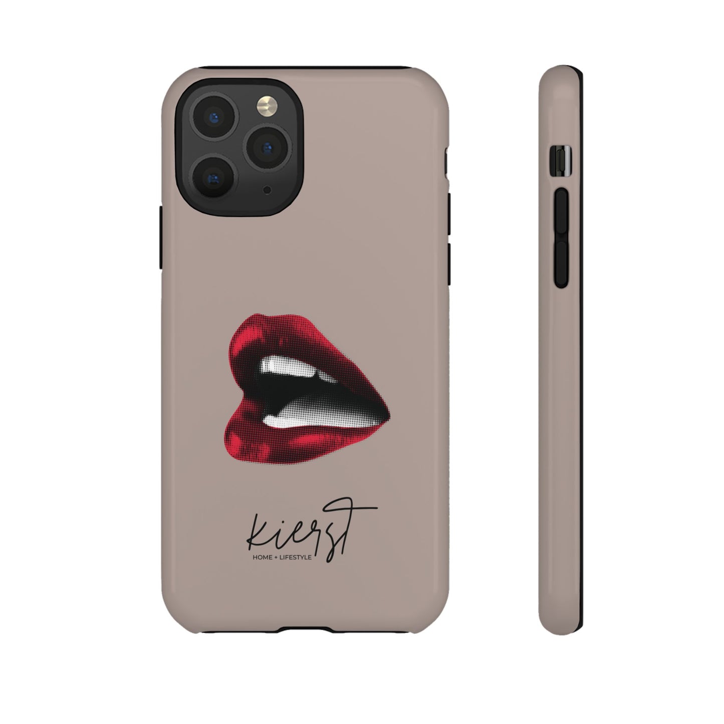 Retro Red Lips iPhone Case | Pop Art Meets Polished