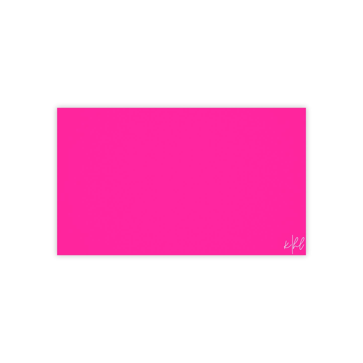 kierst Signature Hot Pink Post-it® Note Pad | Vibrant Sticky Notes for Bold Desks