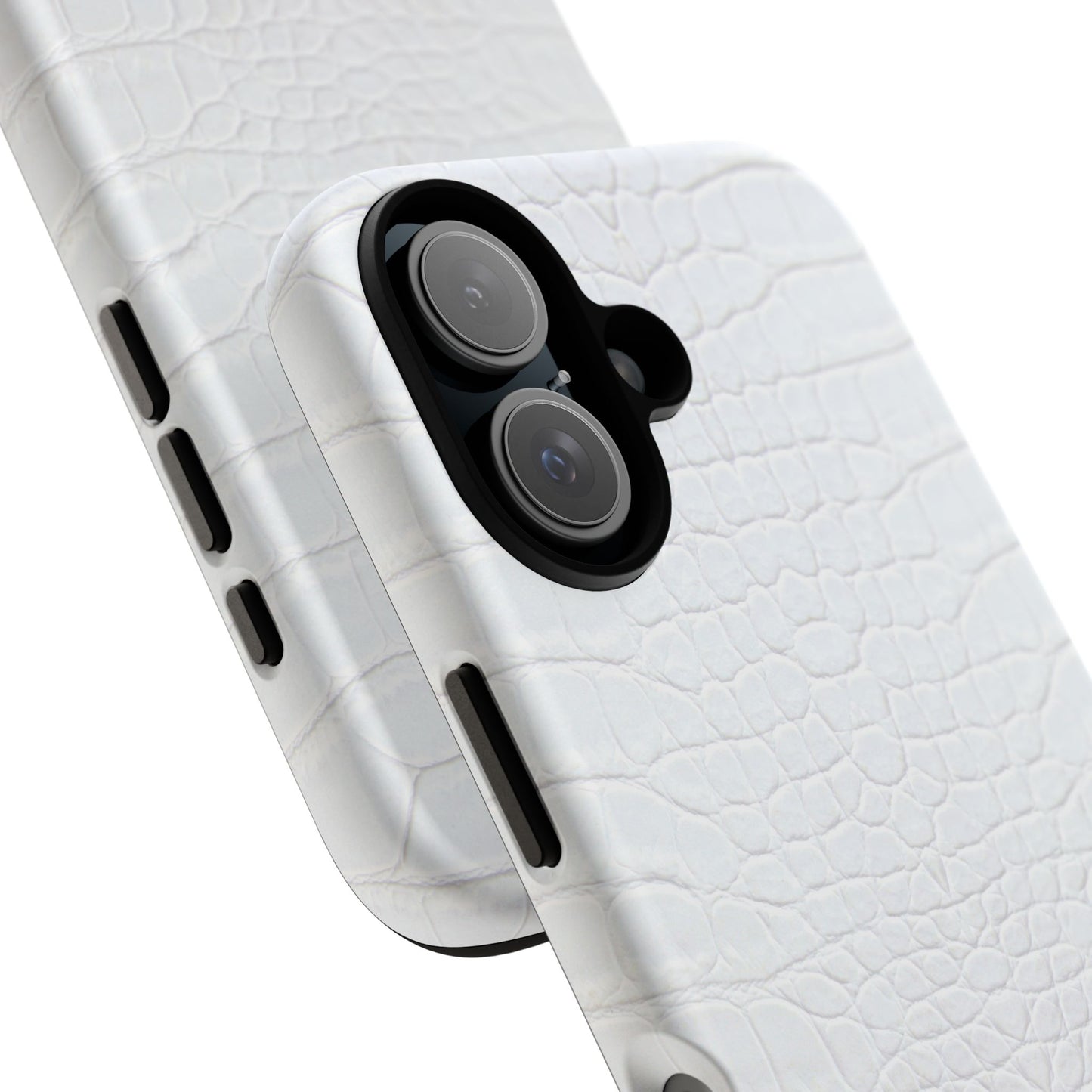 White Alligator iPhone Case | Minimal, Crisp, and Effortlessly Elevated