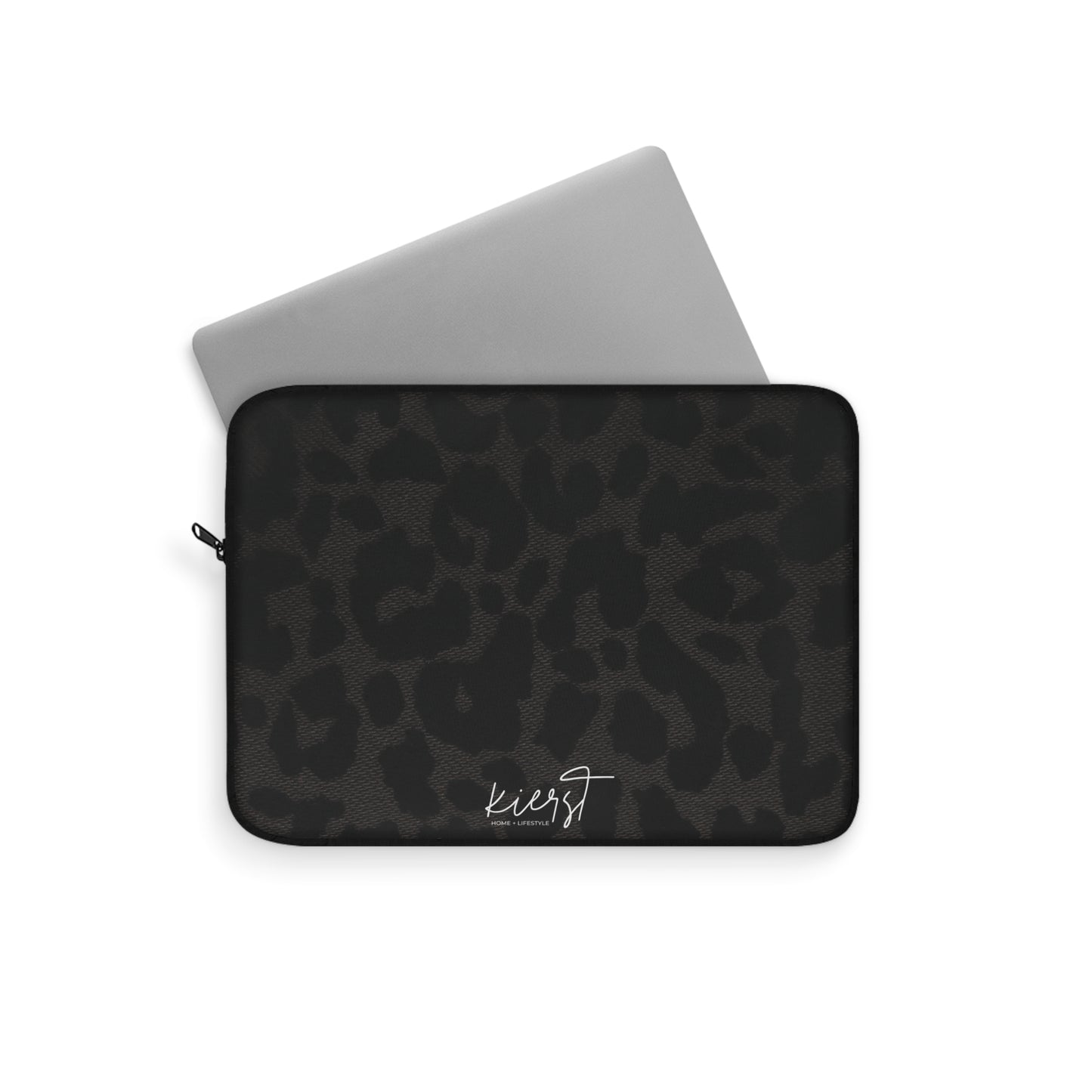 Black Leopard Laptop Sleeve | A Bold Neutral for On-the-Go Protection