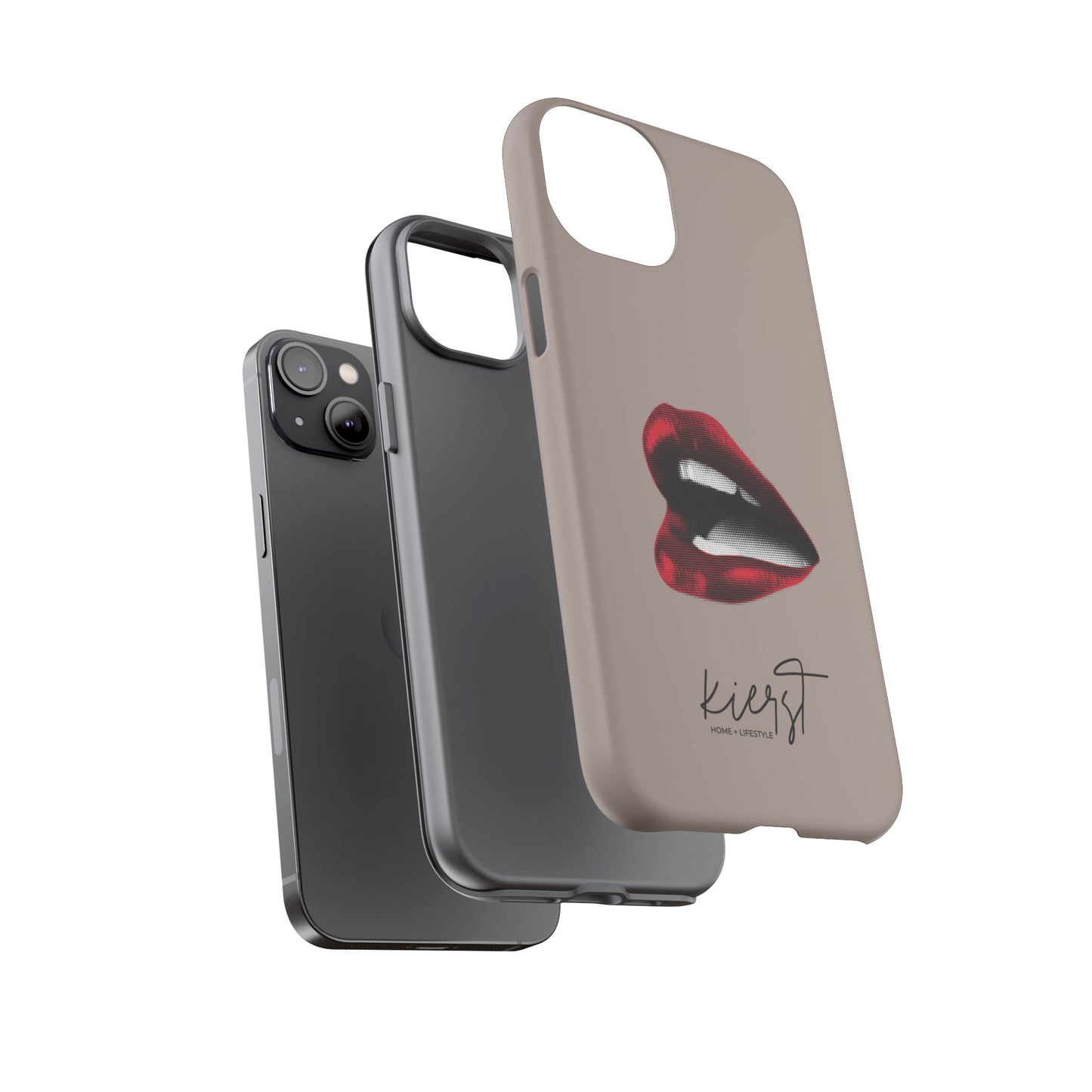 Retro Red Lips iPhone Case | Pop Art Meets Polished