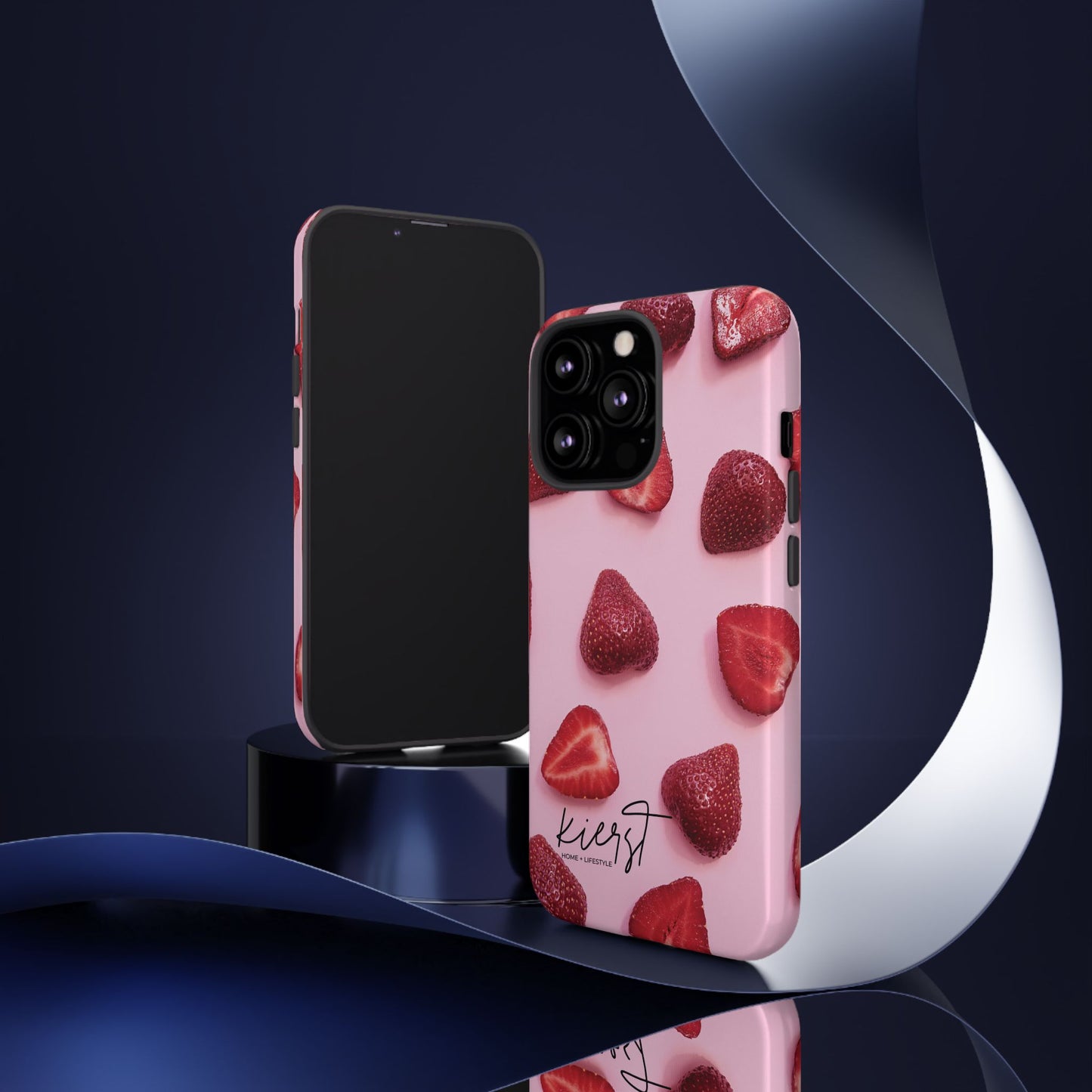 Strawberries iPhone Case | A Sweet Statement Rooted in Soft Luxury