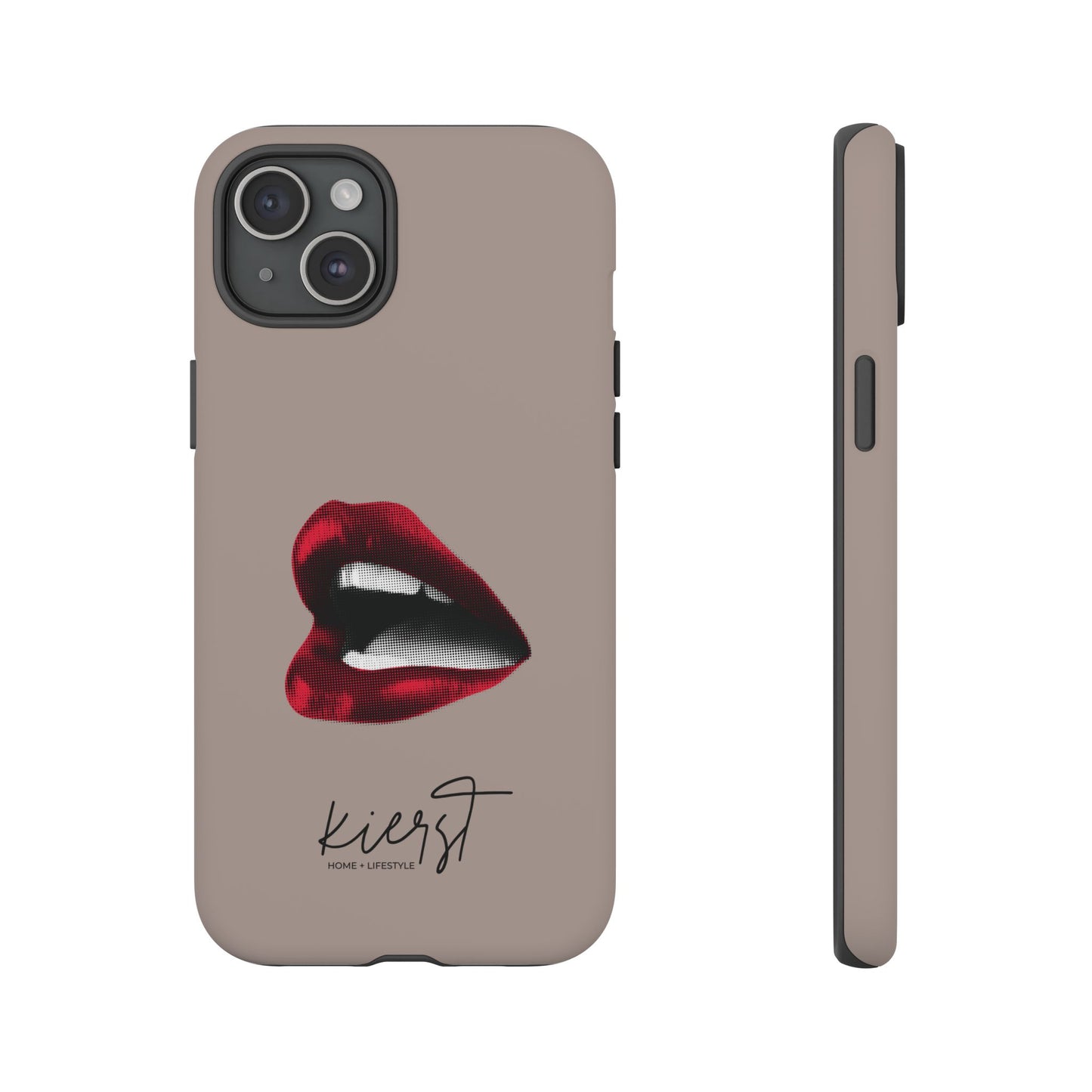 Retro Red Lips iPhone Case | Pop Art Meets Polished