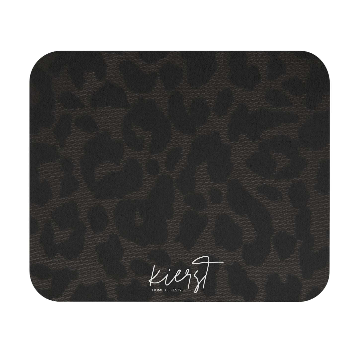 Black Leopard Mouse Pad | Bold Neutral for the Curated Workspace