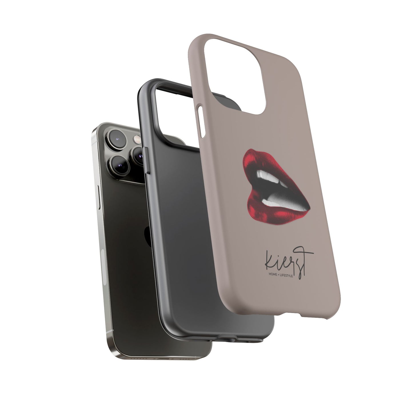 Retro Red Lips iPhone Case | Pop Art Meets Polished