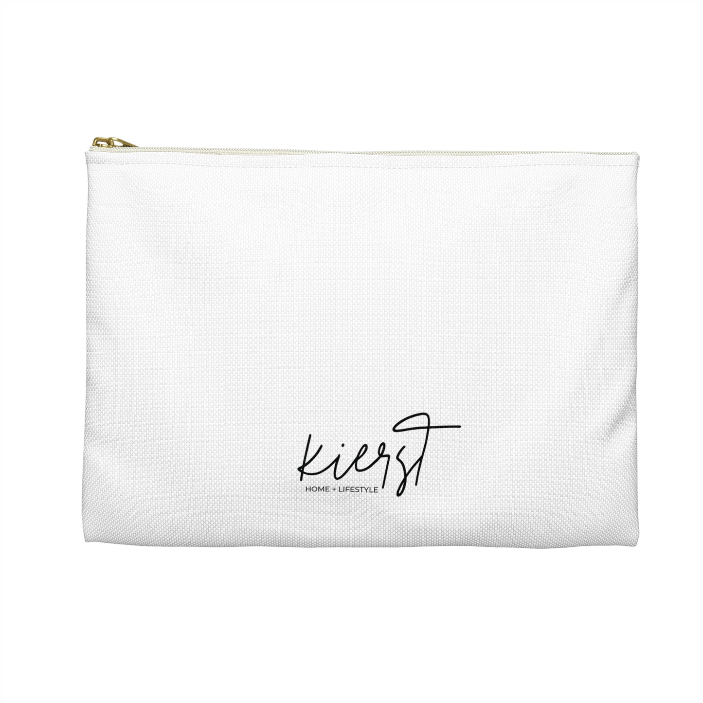Blue Watercolor Bow Accessory Pouch β Printed Ribbon Detail with Everyday Elegance