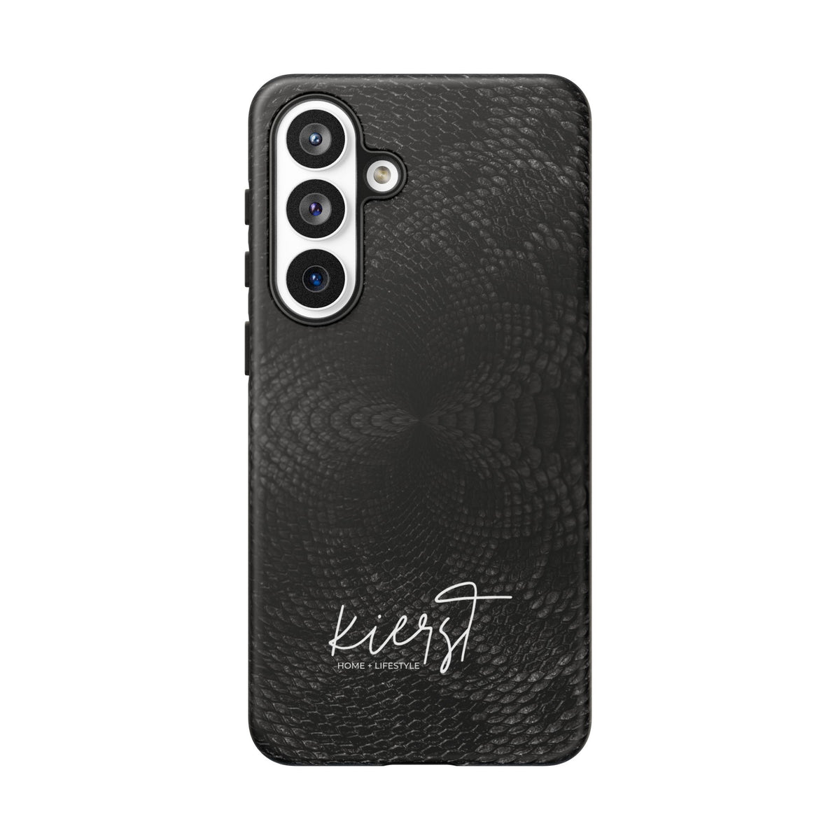 Black + Grey Snake Print Samsung Galaxy Phone Case